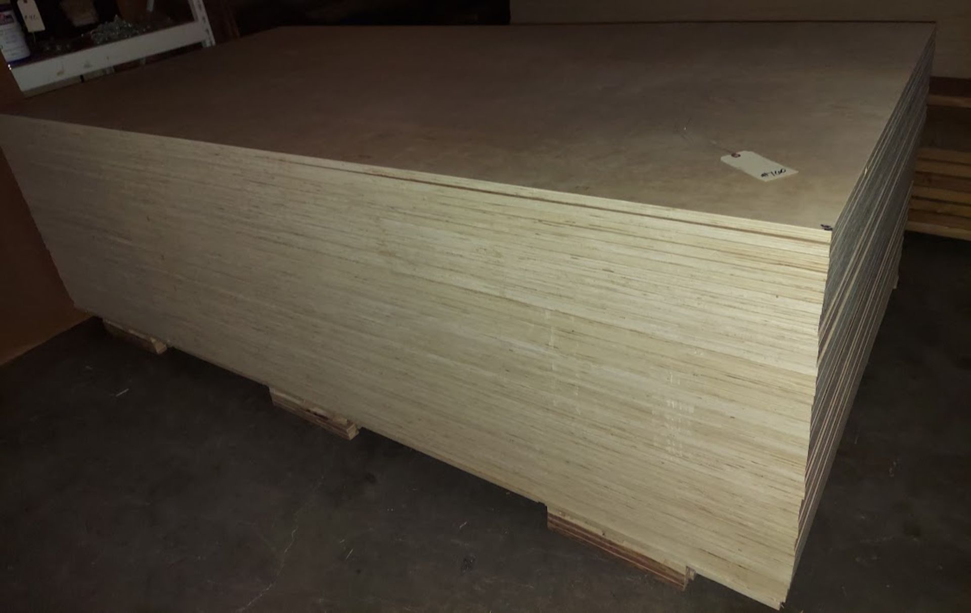 34 Sheets of 18mm Red Birch Plywood 4' x 8' Sheets