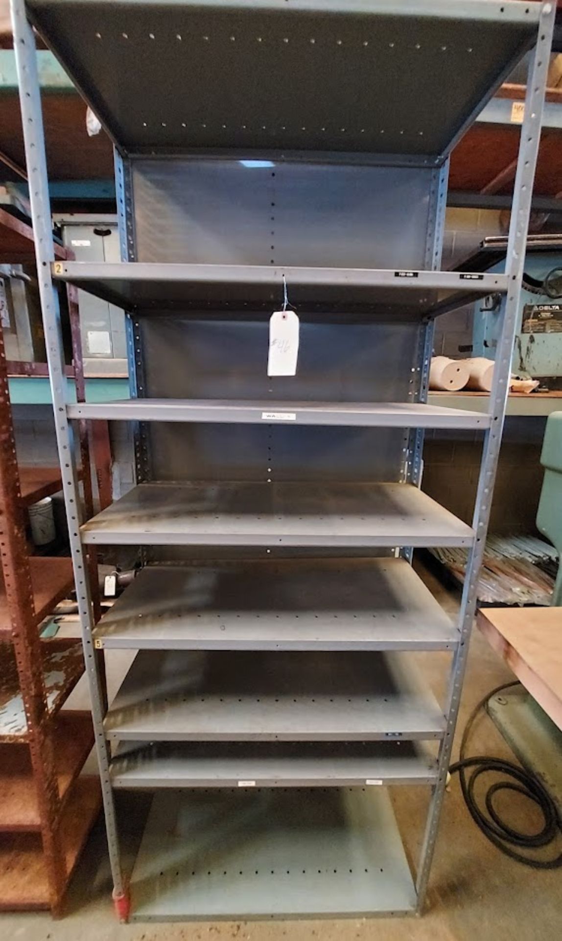 Industrial Metal Shelving (Rack), 36" x 18" x 87" Tall, 8 - Shelves