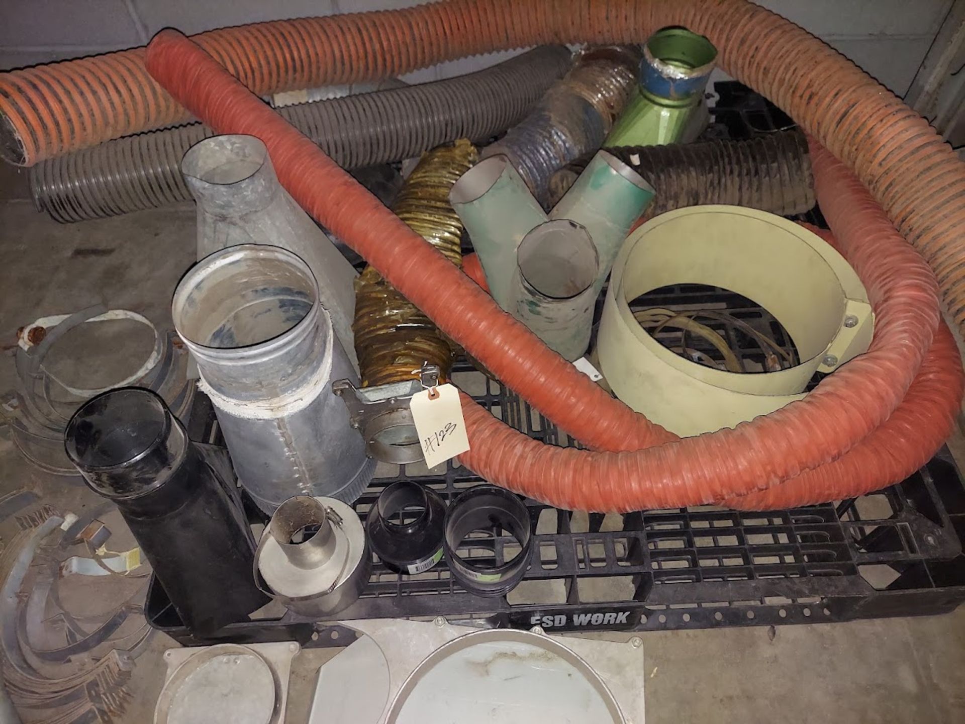 Misc Dust Collection Parts, Hoses, Blast Gates, & Fittings - Image 2 of 2