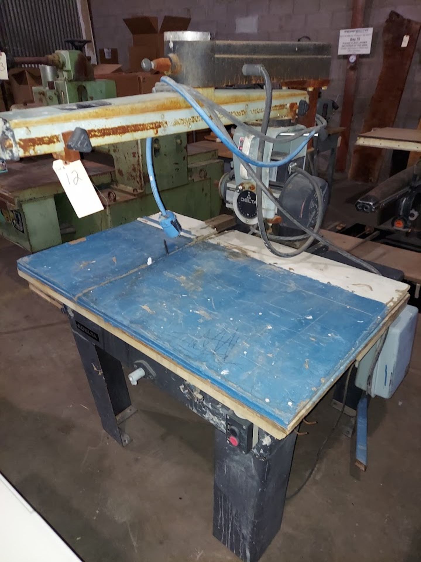 Delta 16" Radial Arm Saw, Model #33-411, Motor is 5 HP 230/460 Volt 3ph