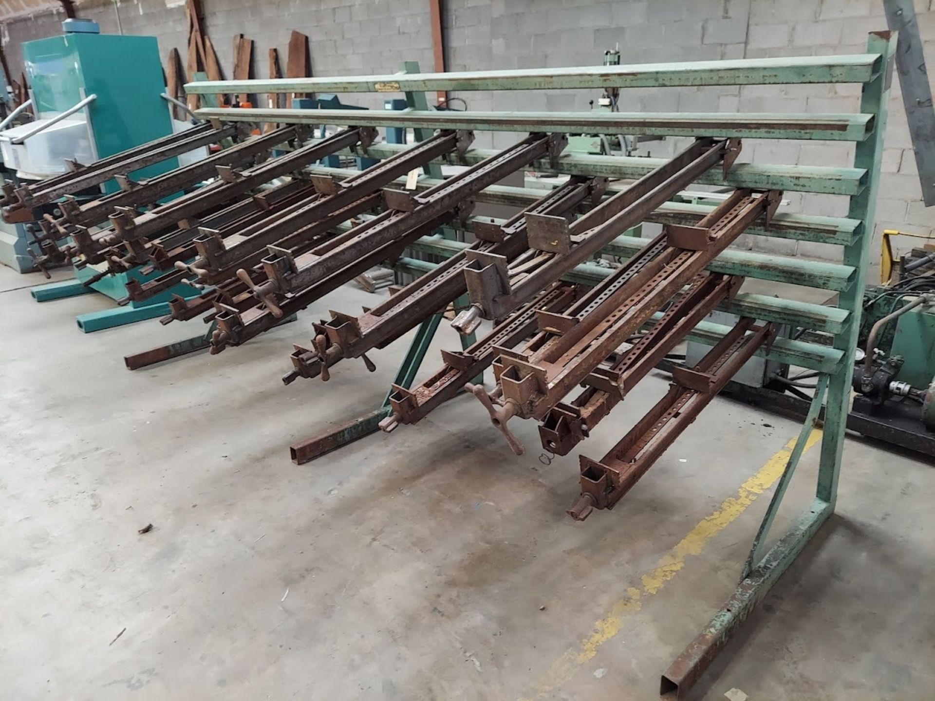 James L. Taylor 12' Panel Clamp, Model #79A, Comes with 29 Clamps, 16 - 32" Clamps & 13" 40" Clamps - Image 2 of 4