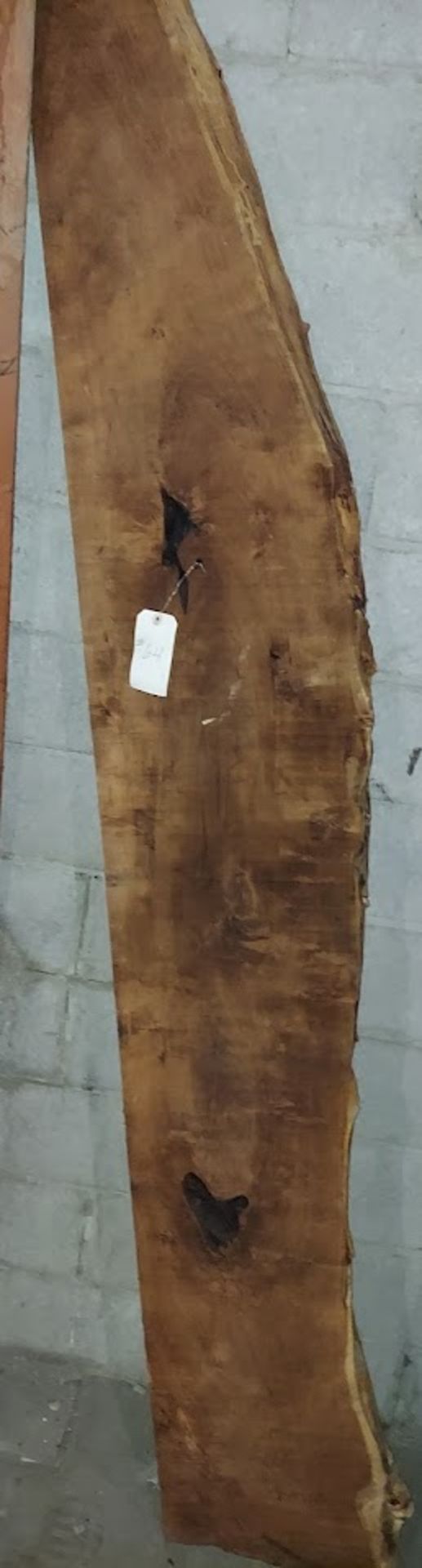 Mesquite Hardwood Lumber Slab, Size is approx. 101" x 7"-16" x2"