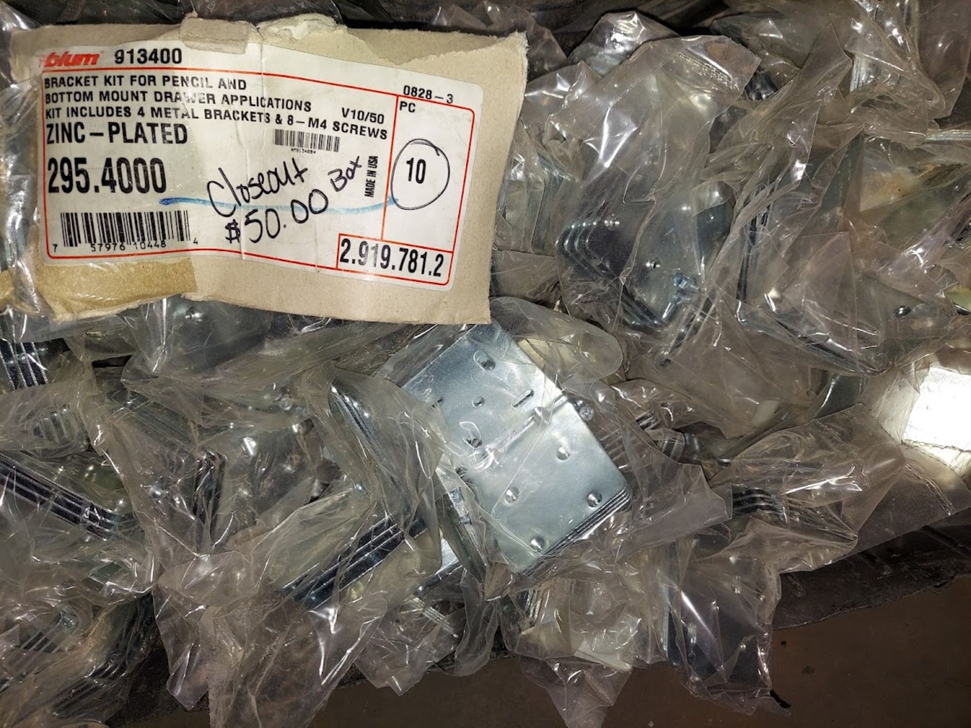 Pallet of Gruvlok, Pipe Fittings, Drawer Slides, Corner Brackes, & More - Image 2 of 3