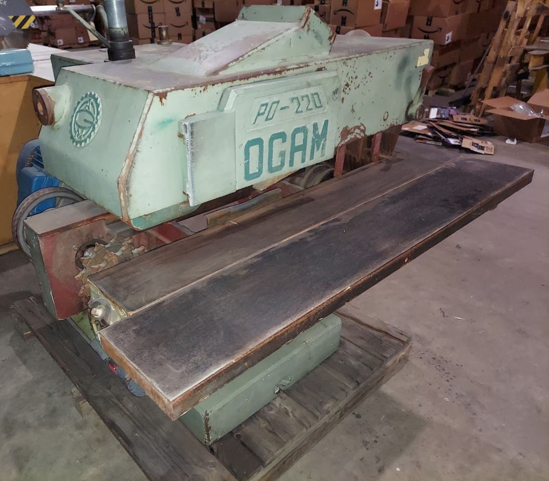 Ogam PO-220 Dip Chain Gang Rip Saw, Motor is 25 HP 220/440 Volt 3ph - Image 5 of 5