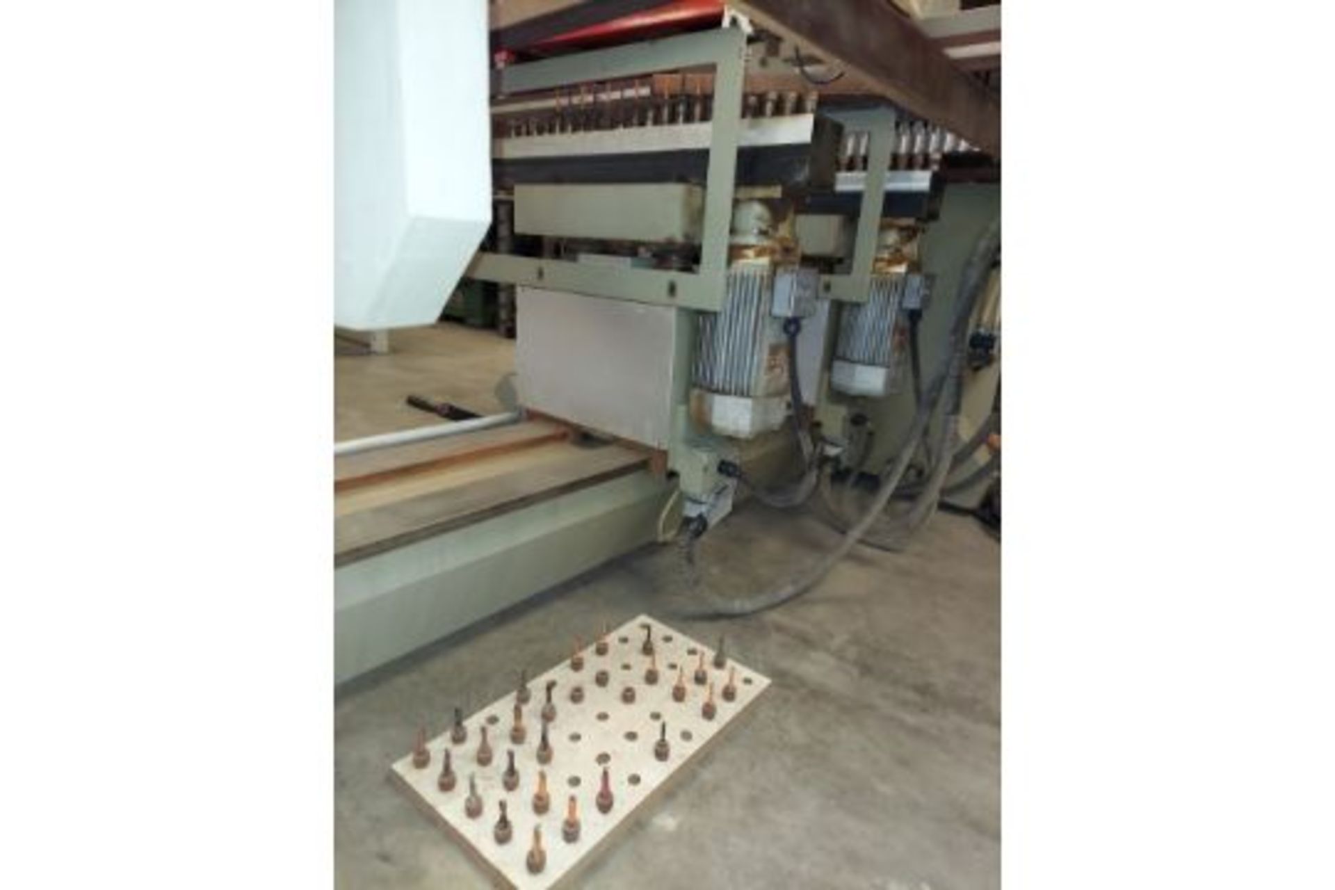 Lino Busellato Dowel Boring Machine, 2 - Drill Units From Bottom, 1 Drill Unit From The Face Side, - Image 5 of 7