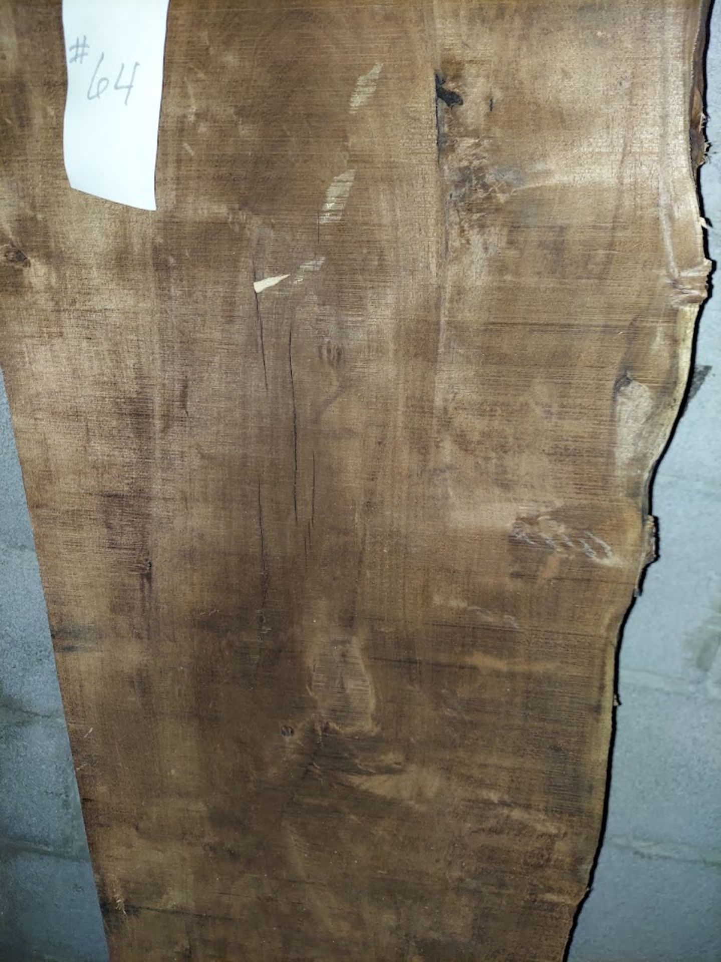 Mesquite Hardwood Lumber Slab, Size is approx. 101" x 7"-16" x2" - Image 2 of 2