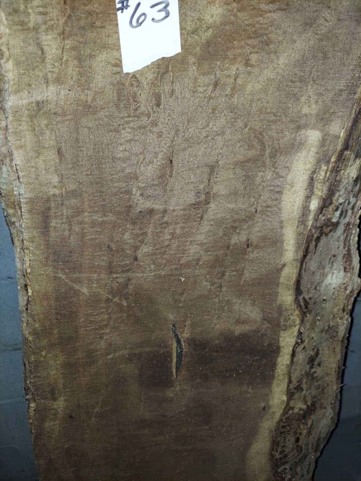 Mesquite Hardwood Lumber Slab, Size is approx. 121" x 16"-19" x 2" - Image 2 of 2