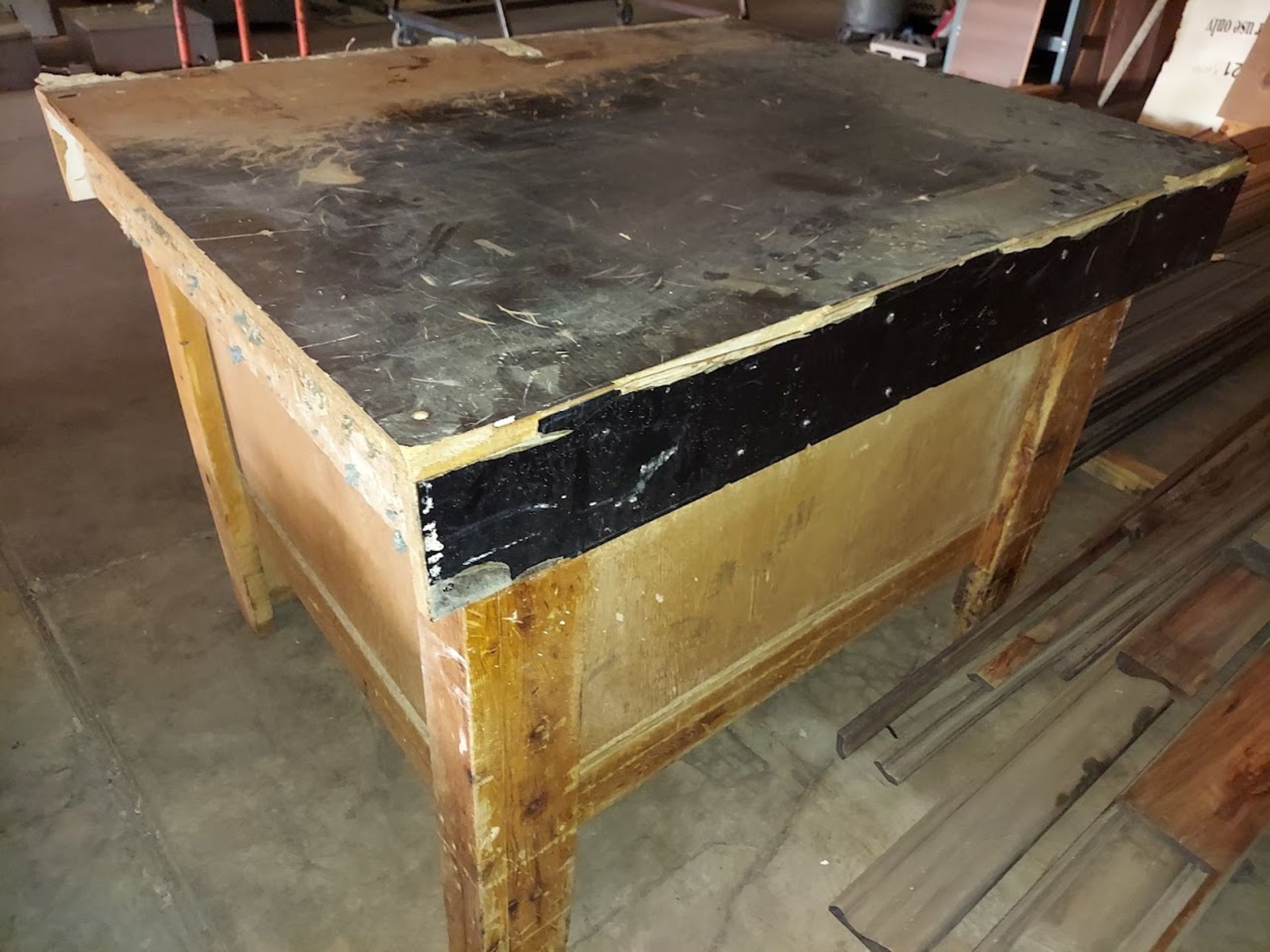 Wooden Work Bench (Table), 41" x 49" x 36" - Image 3 of 3