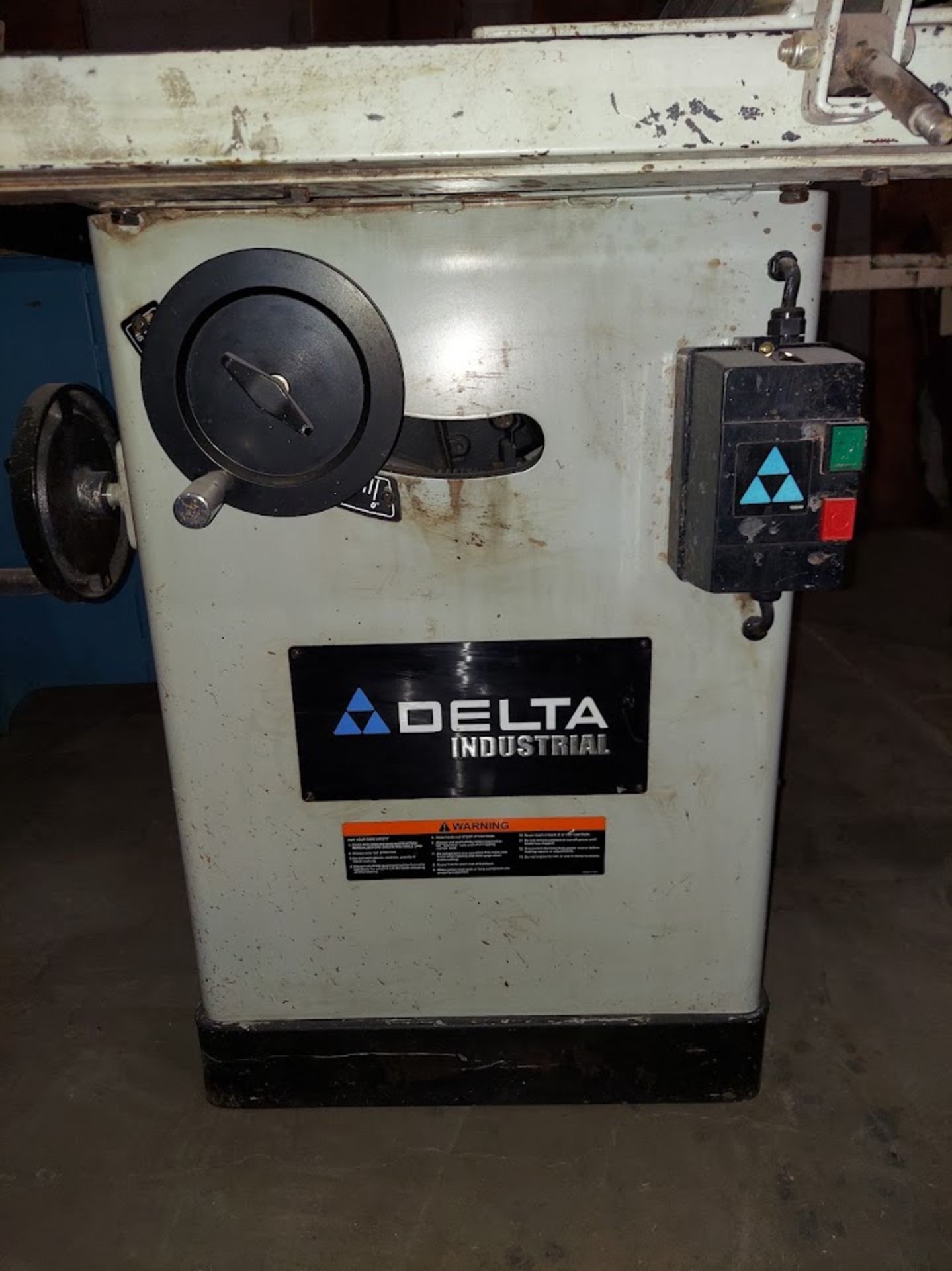 Delta Industrial 10" Cabinet Table Saw, Model #36-729, T-Square Fence & 51" Rail, Motor is 15 Amp - Image 2 of 3