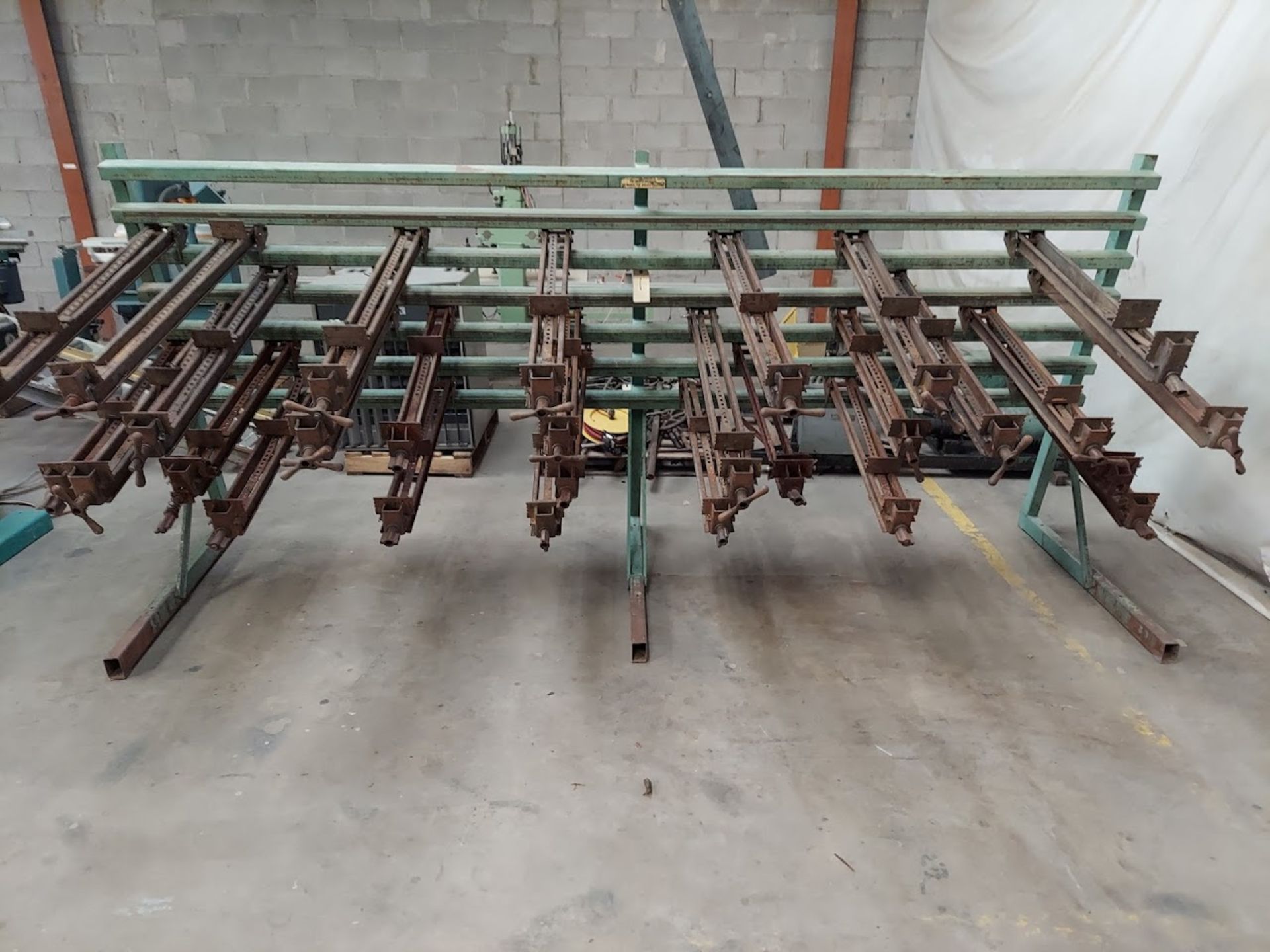 James L. Taylor 12' Panel Clamp, Model #79A, Comes with 29 Clamps, 16 - 32" Clamps & 13" 40" Clamps