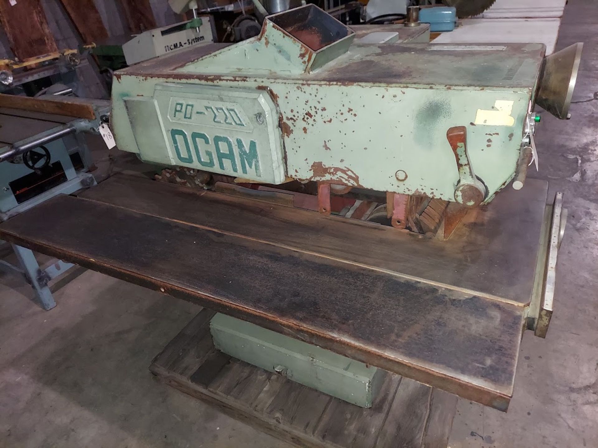 Ogam PO-220 Dip Chain Gang Rip Saw, Motor is 25 HP 220/440 Volt 3ph - Image 3 of 5