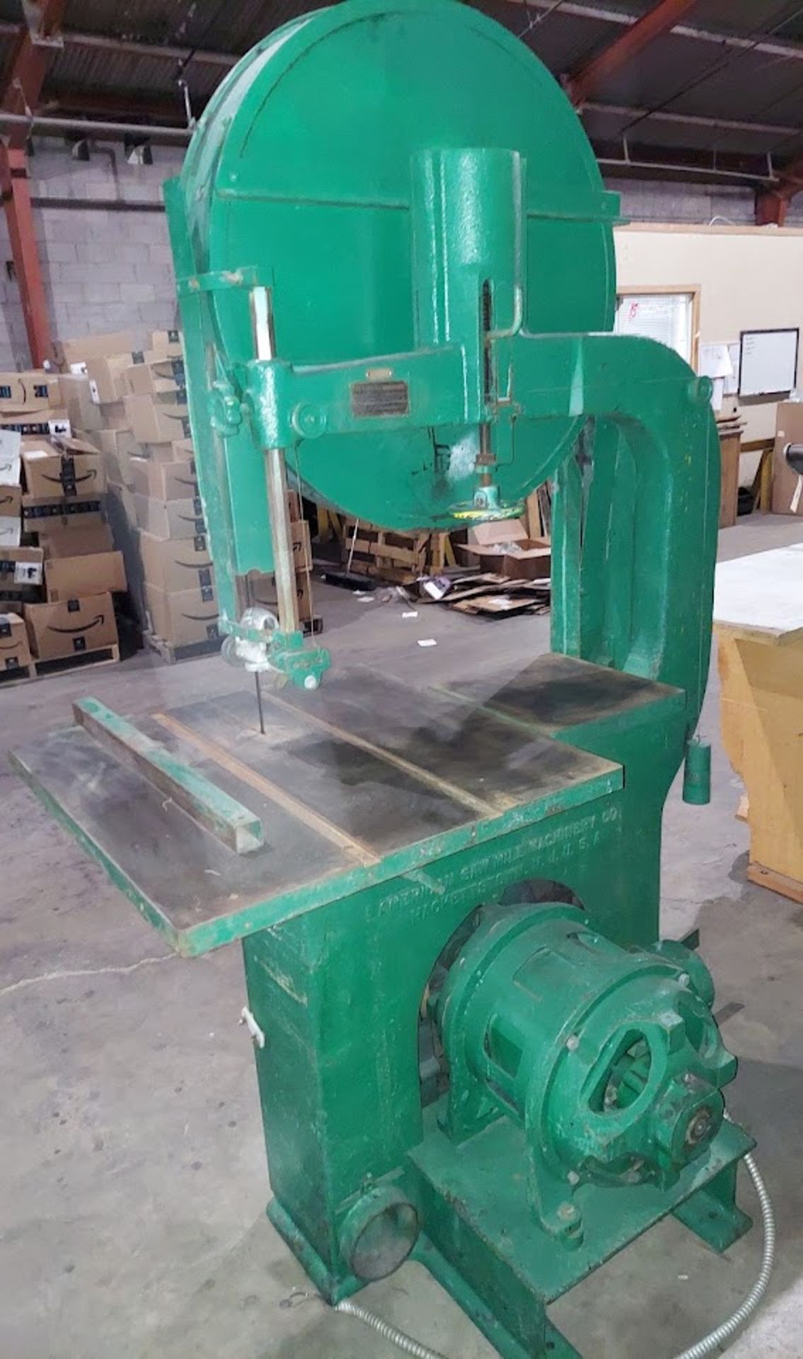 American Sawmill Machinery Co. 28" Band Saw, Motor is 3 HP 220/440 Volt 3ph - Image 4 of 5