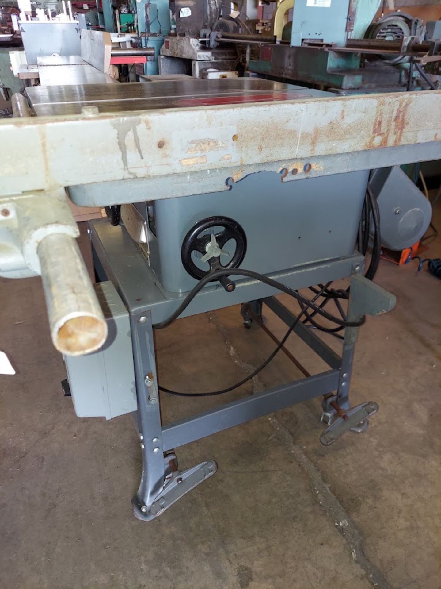 Rockwell / Delta 10" Contractors Table Saw, 1 hp, 115/230 volts 1ph - Image 2 of 5