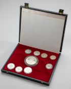 Various coins worldwide, partly silver, 1972-1977