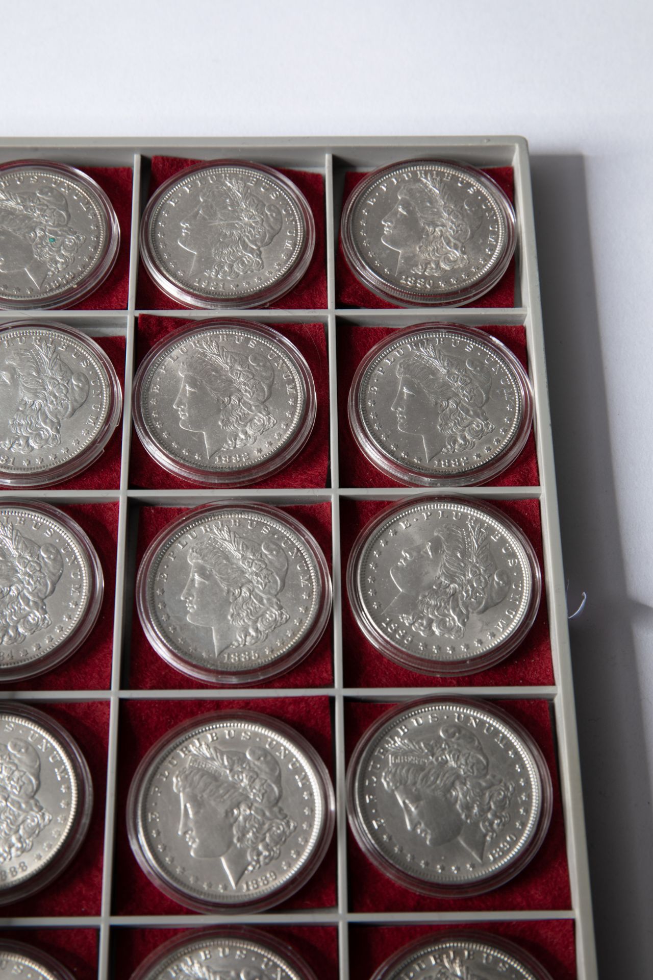 39x 1 Dollar USA. Morgan Dollar. 1878-1921 - Image 8 of 15