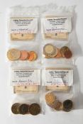 4x Euro Coin Sets 2002, diffrent countries