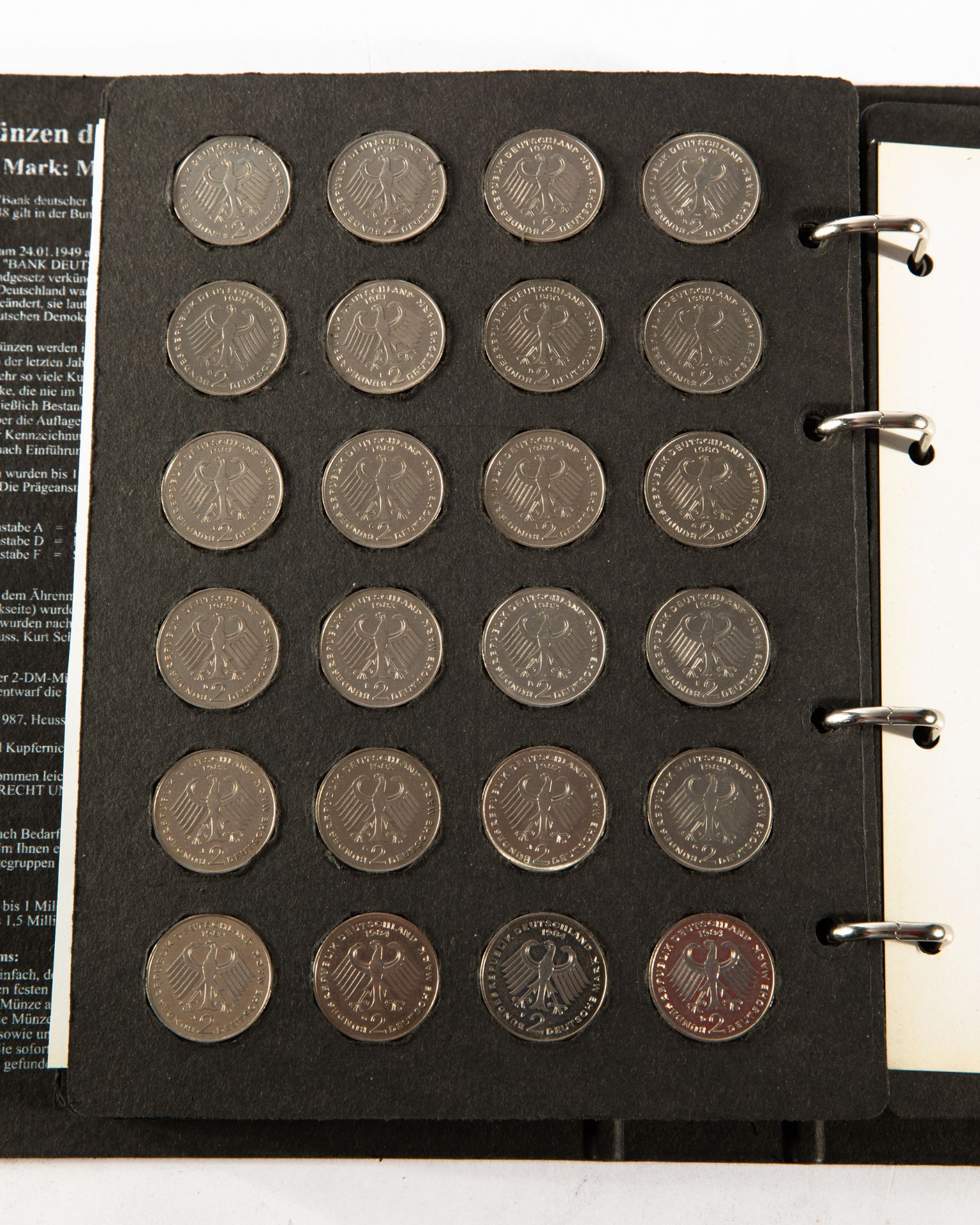 Germany - 2x full coin albums 2 DM Coins 1970-1996 - Image 18 of 33