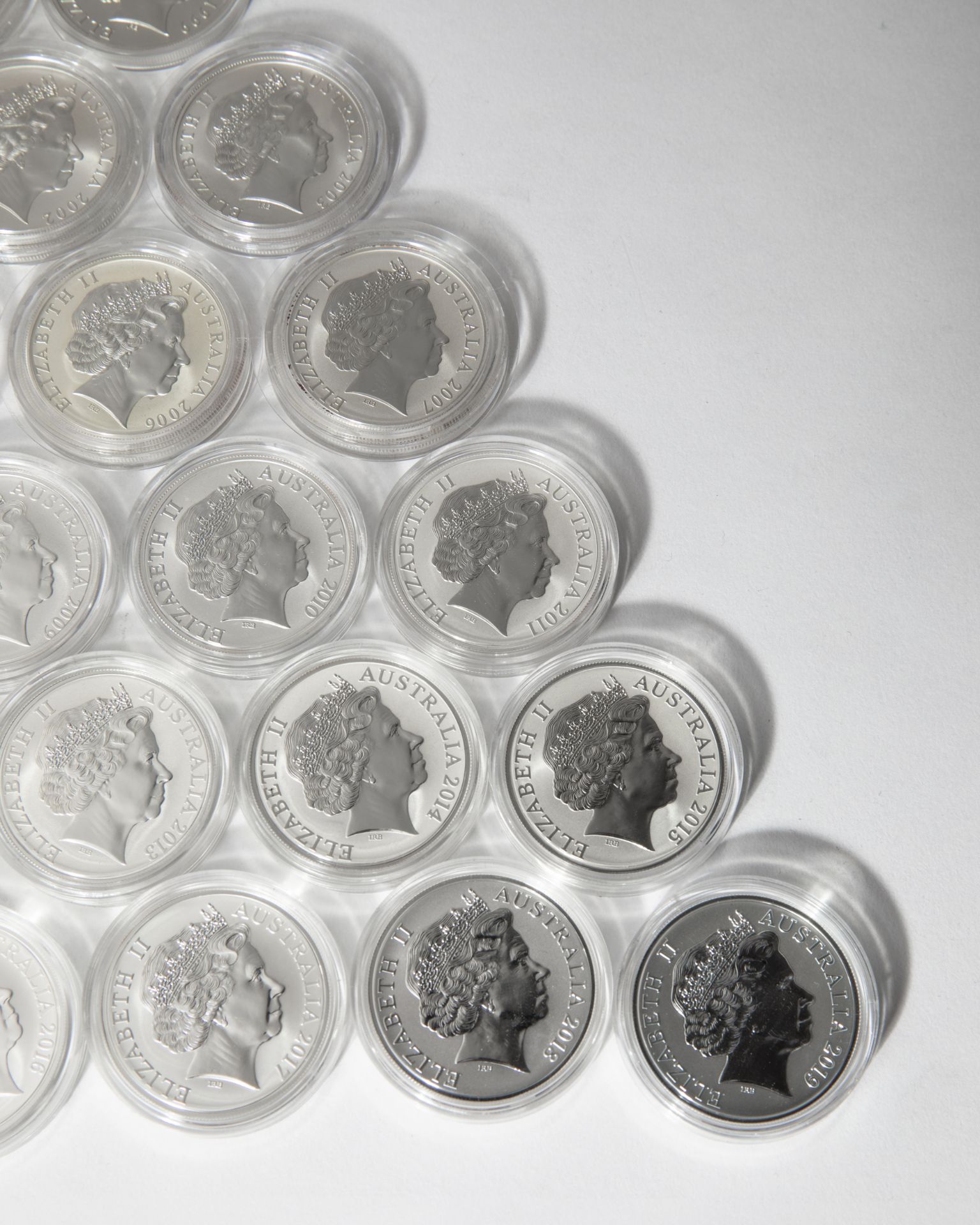 28x One Dollar. Australia. 1993-2019. Kangaroo. RP. In capsules. - Image 2 of 8