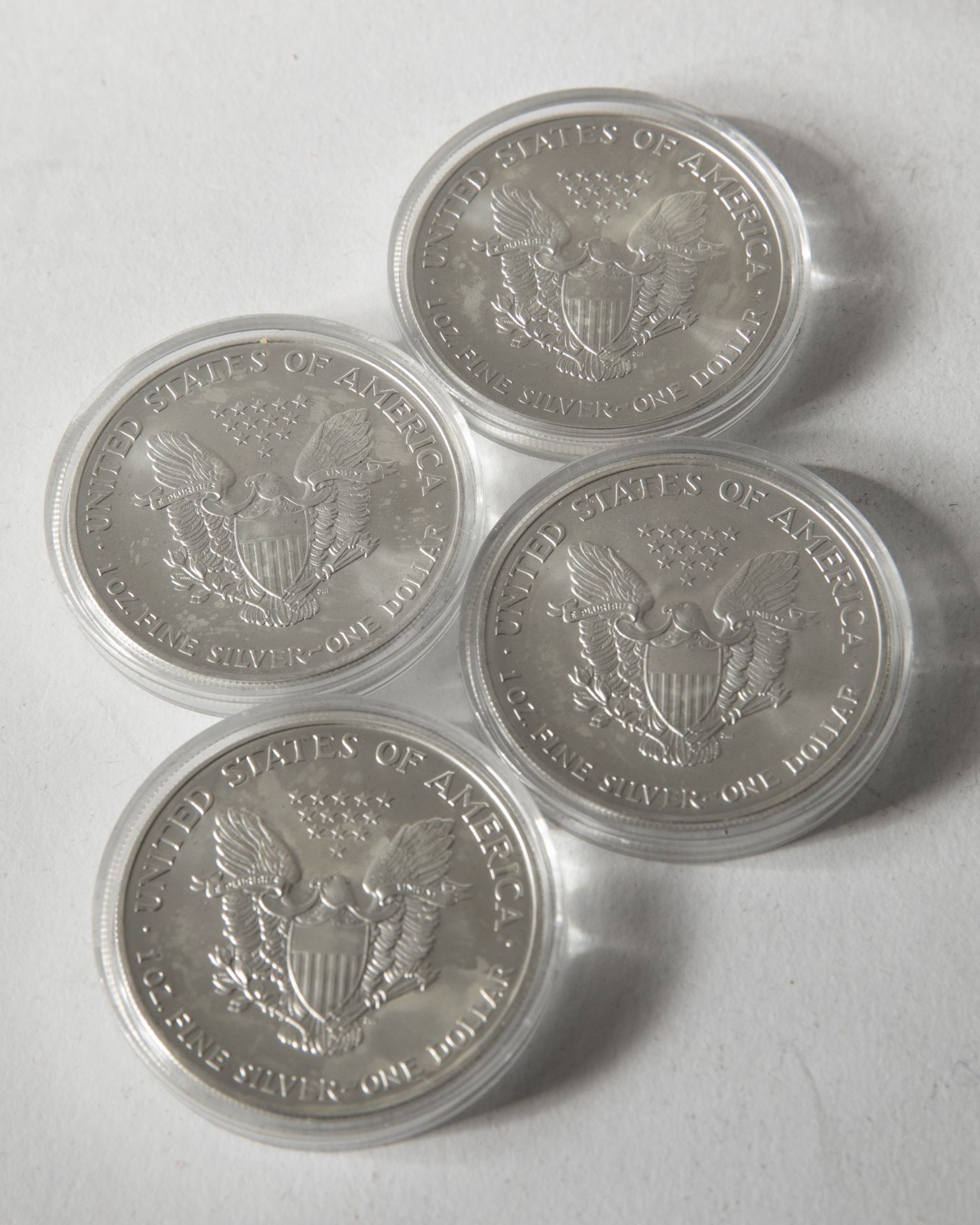 9x 1 OZ. Fine Silver-One Dollar Eagle. 4 seasons. (1999-2007) - Image 14 of 27