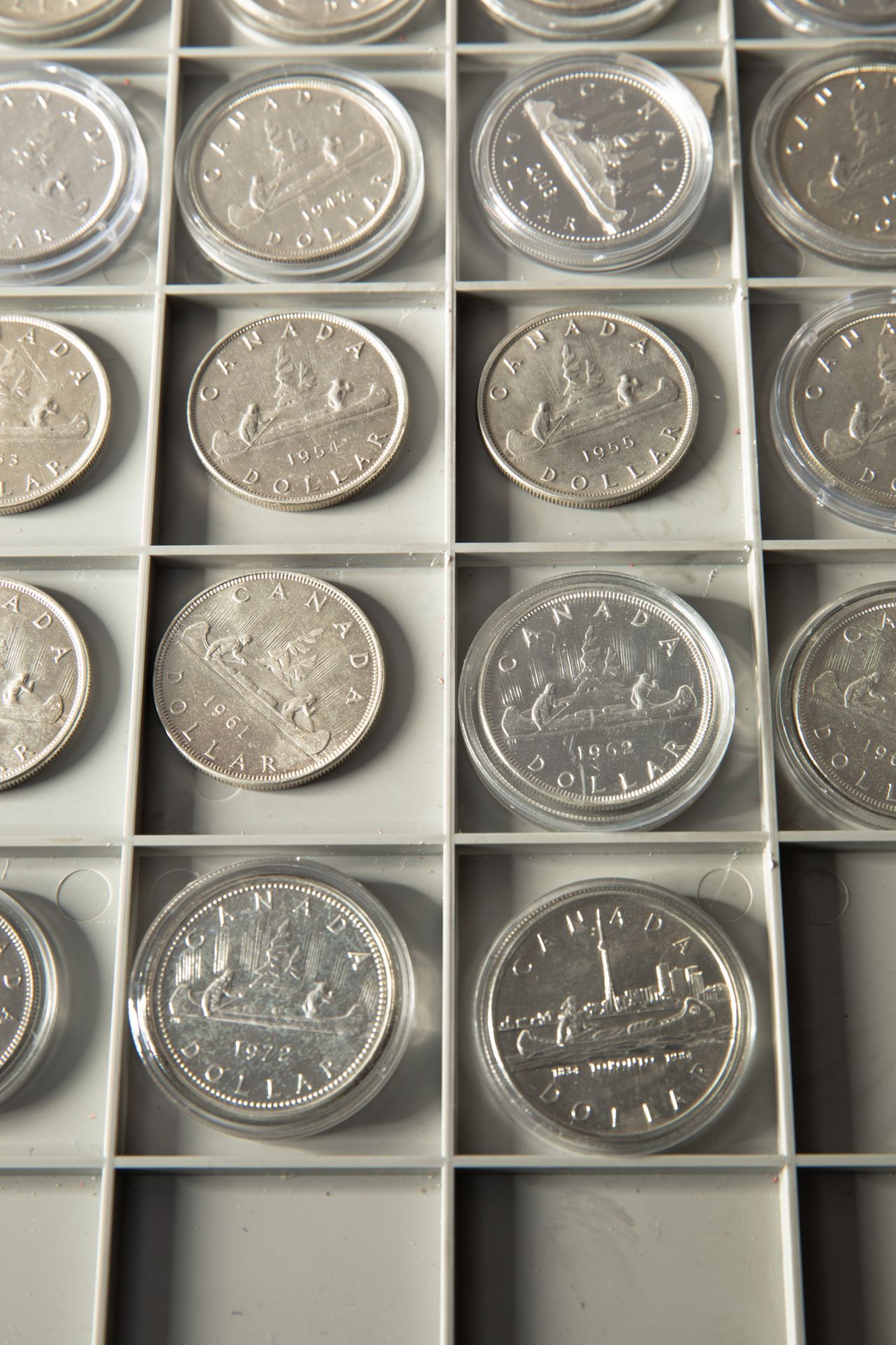 28x Silver Dollar Canada - Elizabeth II. D.G. Regina 1935-1984, 2003 - Image 6 of 13