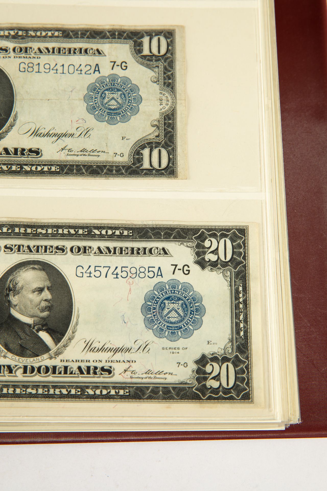 Various Dollar notes, USA, 1914-2007 - Bild 2 aus 40