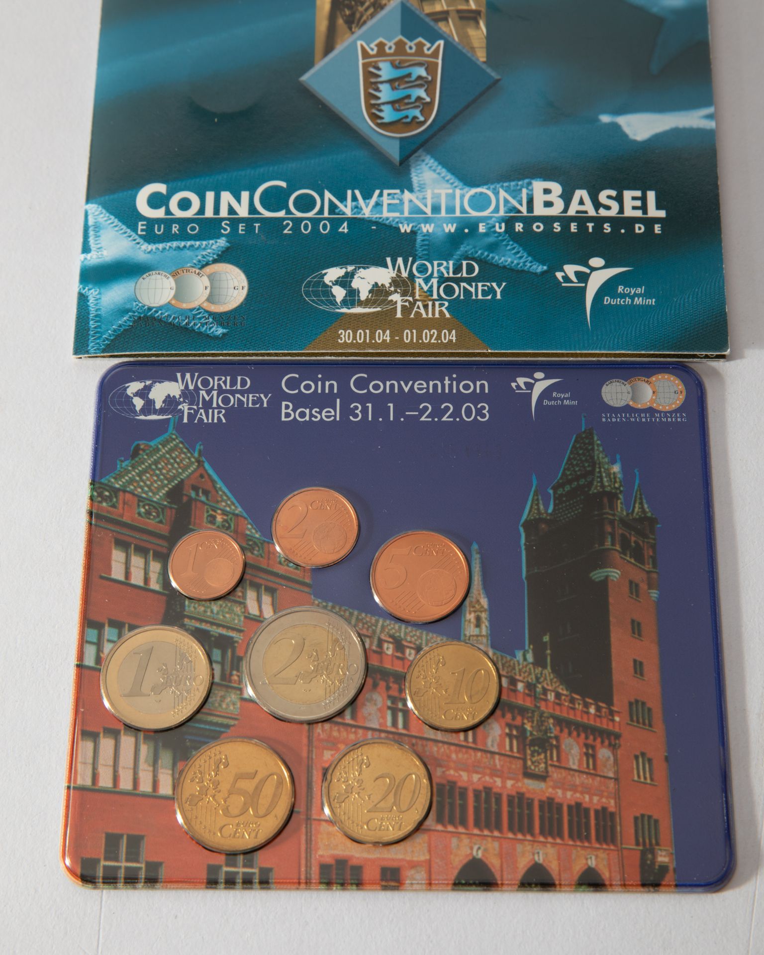 3x Netherlands Euro Coin Sets 2003-2005 Coin Convention Basel - Bild 2 aus 4