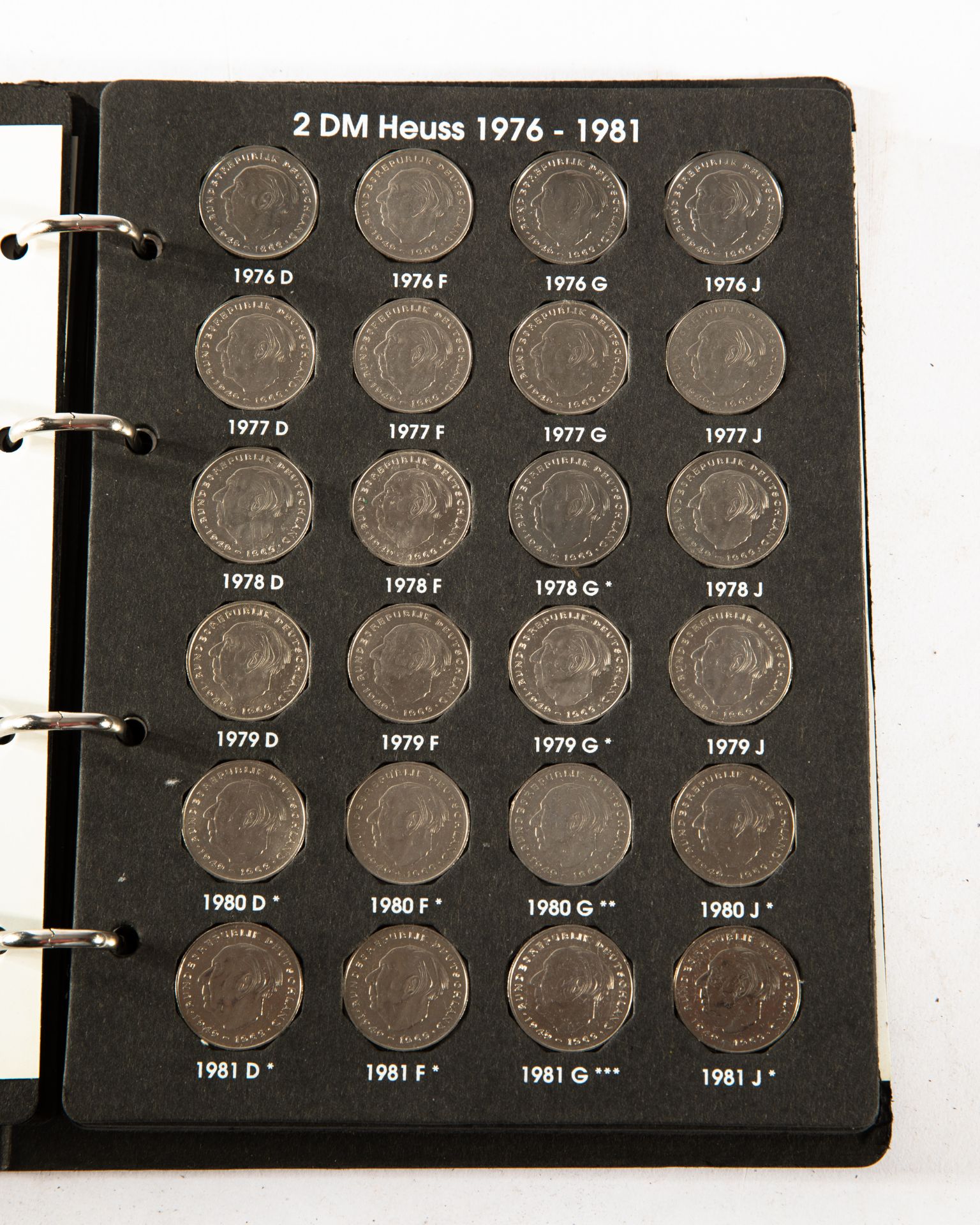 Germany - 2x full coin albums 2 DM Coins 1970-1996 - Image 13 of 33
