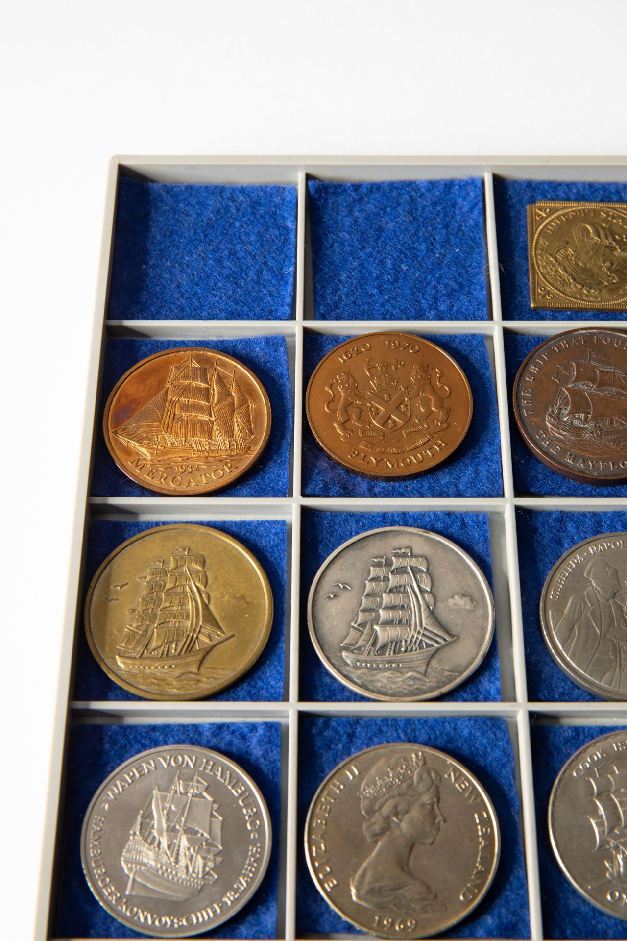 26 silver coins & 8 medals, ships 1969-1988 worldwide - Bild 7 aus 13