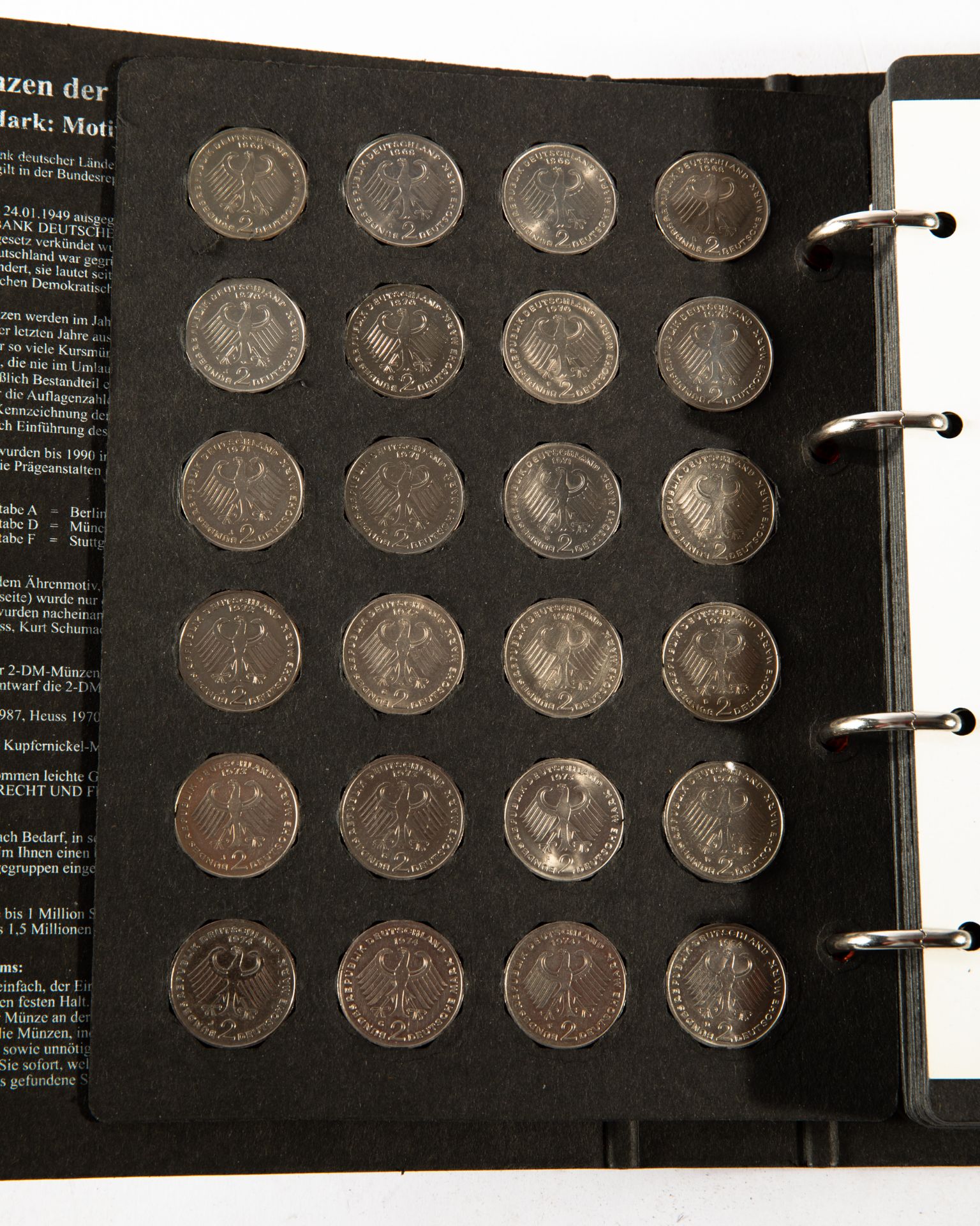 Germany - 2x full coin albums 2 DM Coins 1970-1996 - Image 4 of 33
