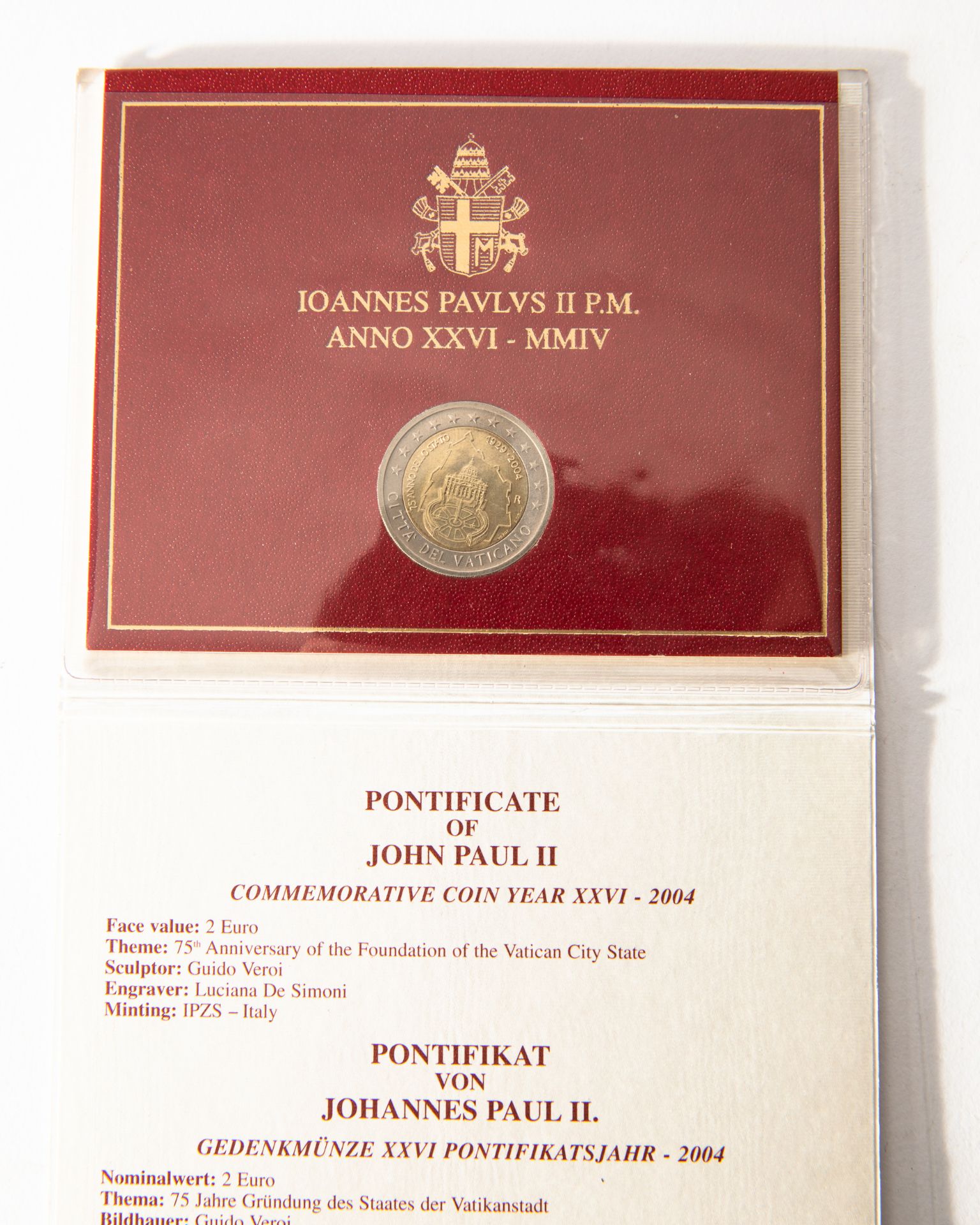 3x 2€ Vatikan 2004, 2005, 2011 + Prestige KMS + 50 Cent Coin Card - Bild 8 aus 13