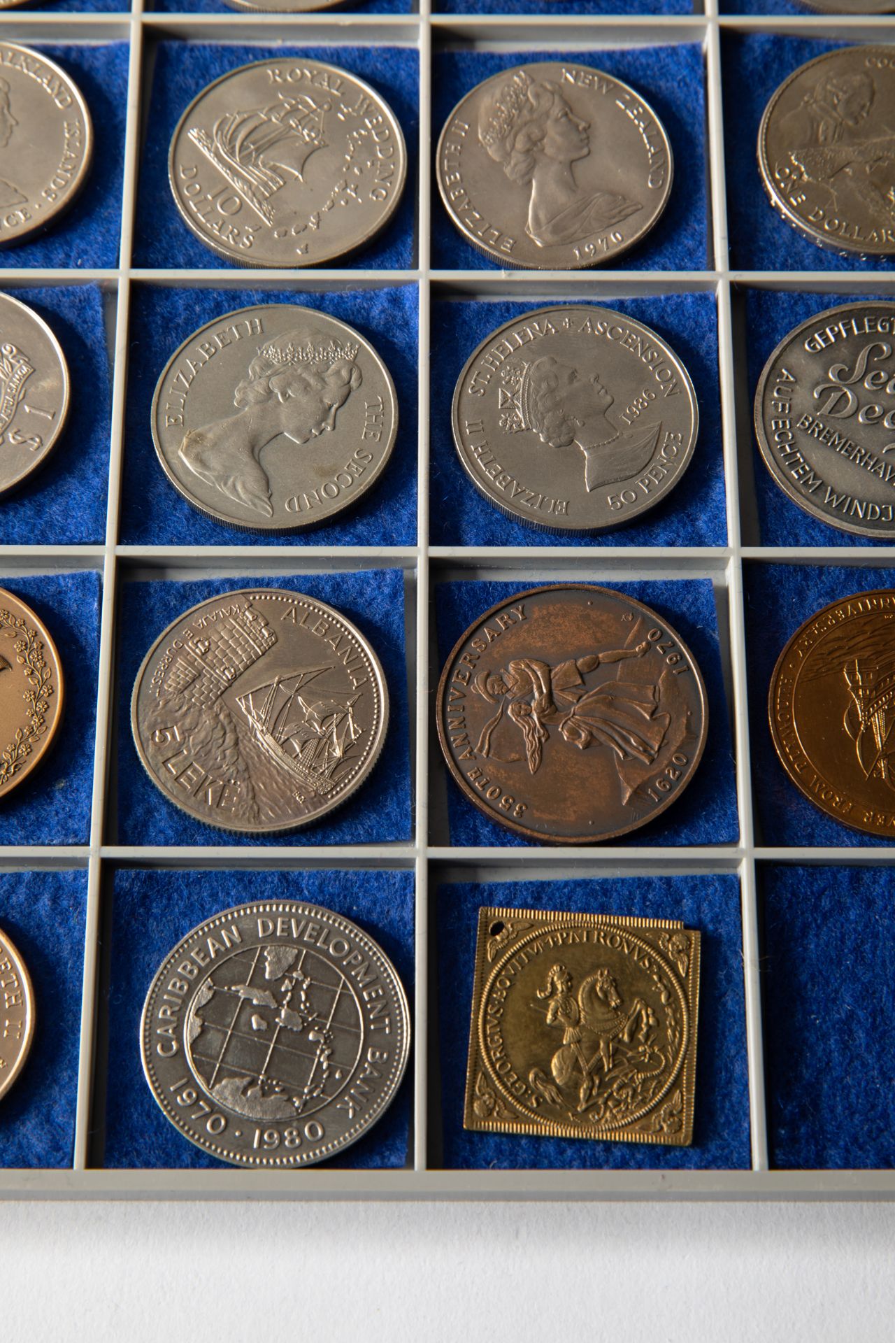 26 silver coins & 8 medals, ships 1969-1988 worldwide - Bild 10 aus 13
