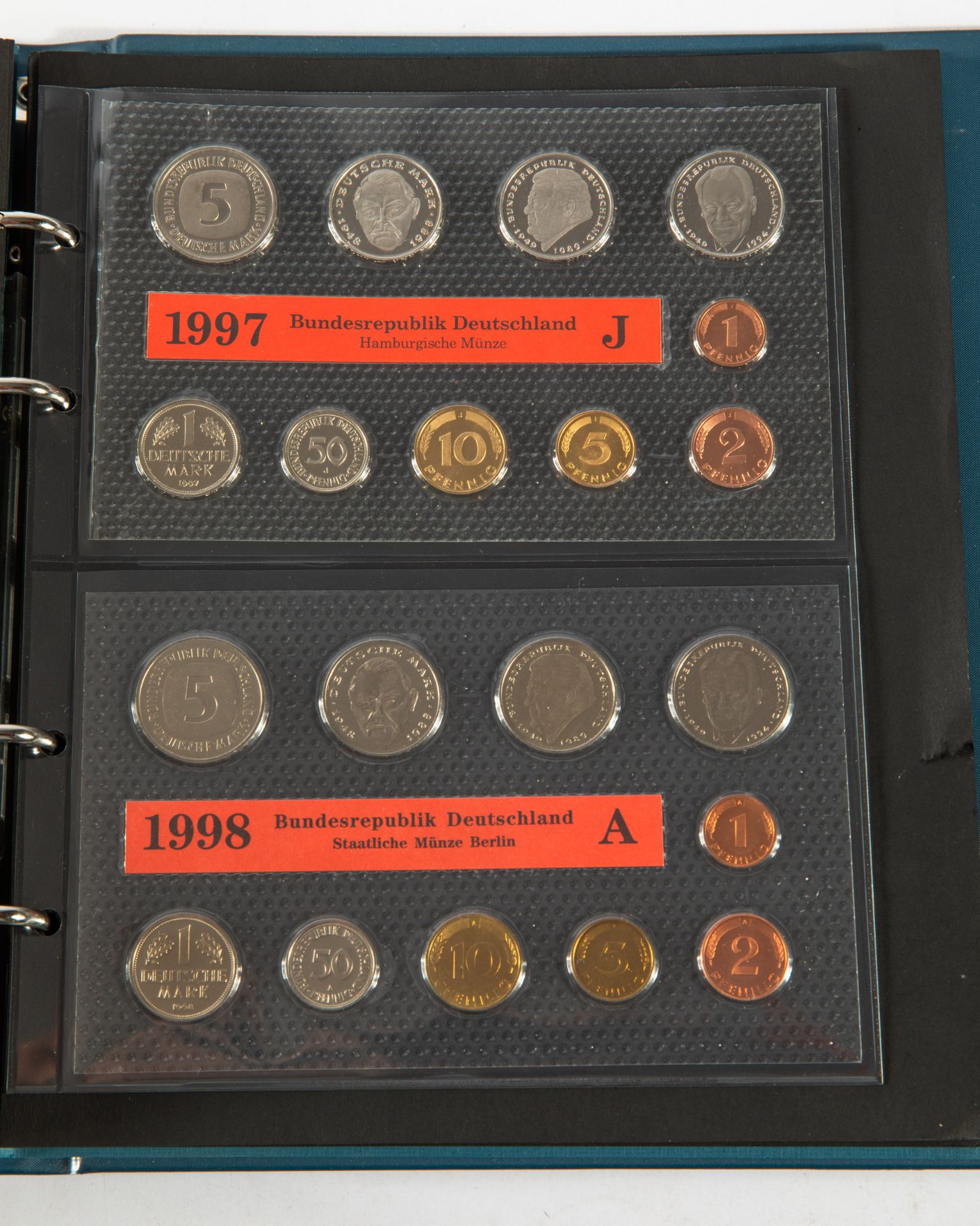 Complete DM Coin Sets Germany 1999-2001 A-J - Bild 20 aus 37
