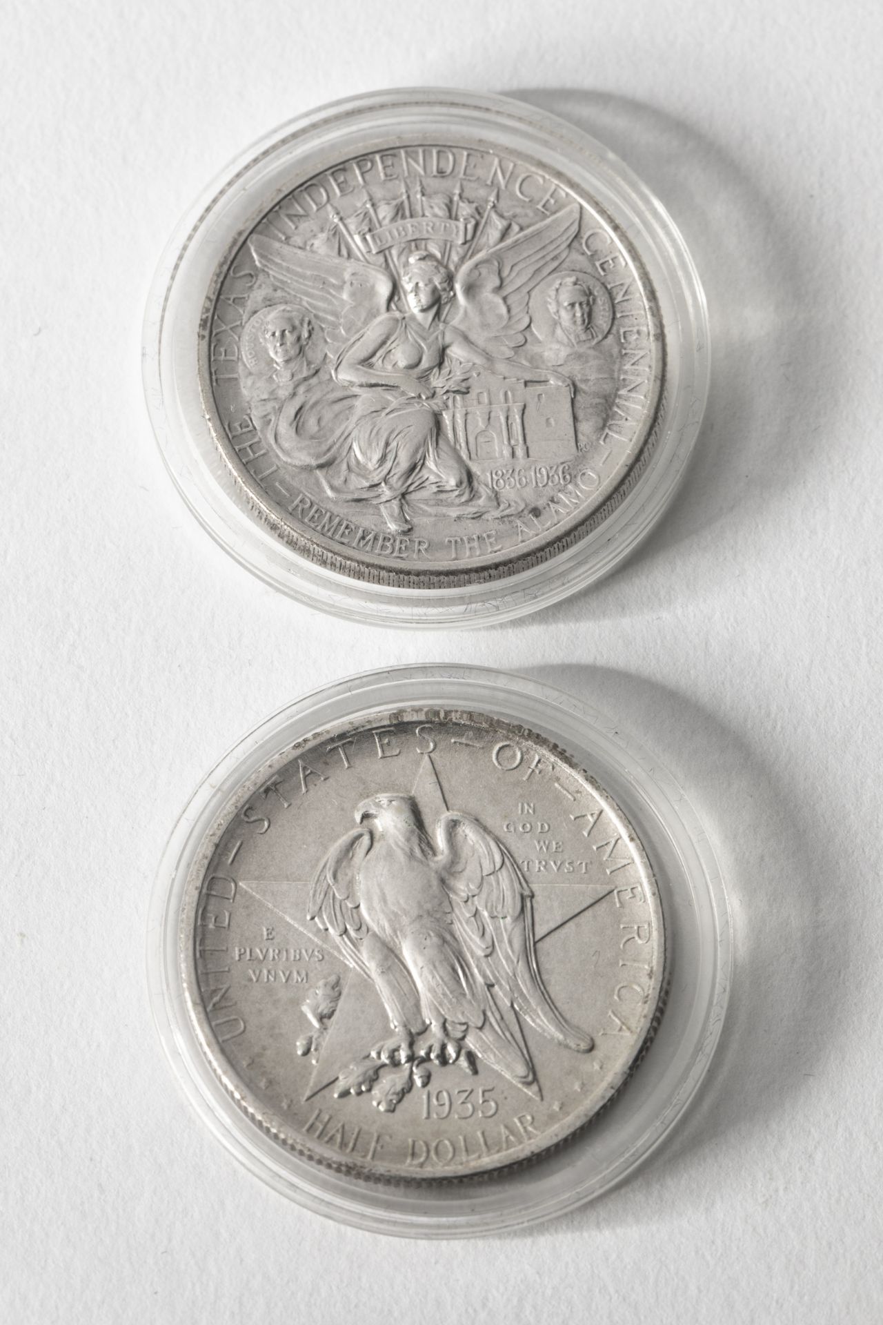 2x 1/2 Dollar USA. 1934, 1935. The Texas Independence Centennal. - Image 2 of 2