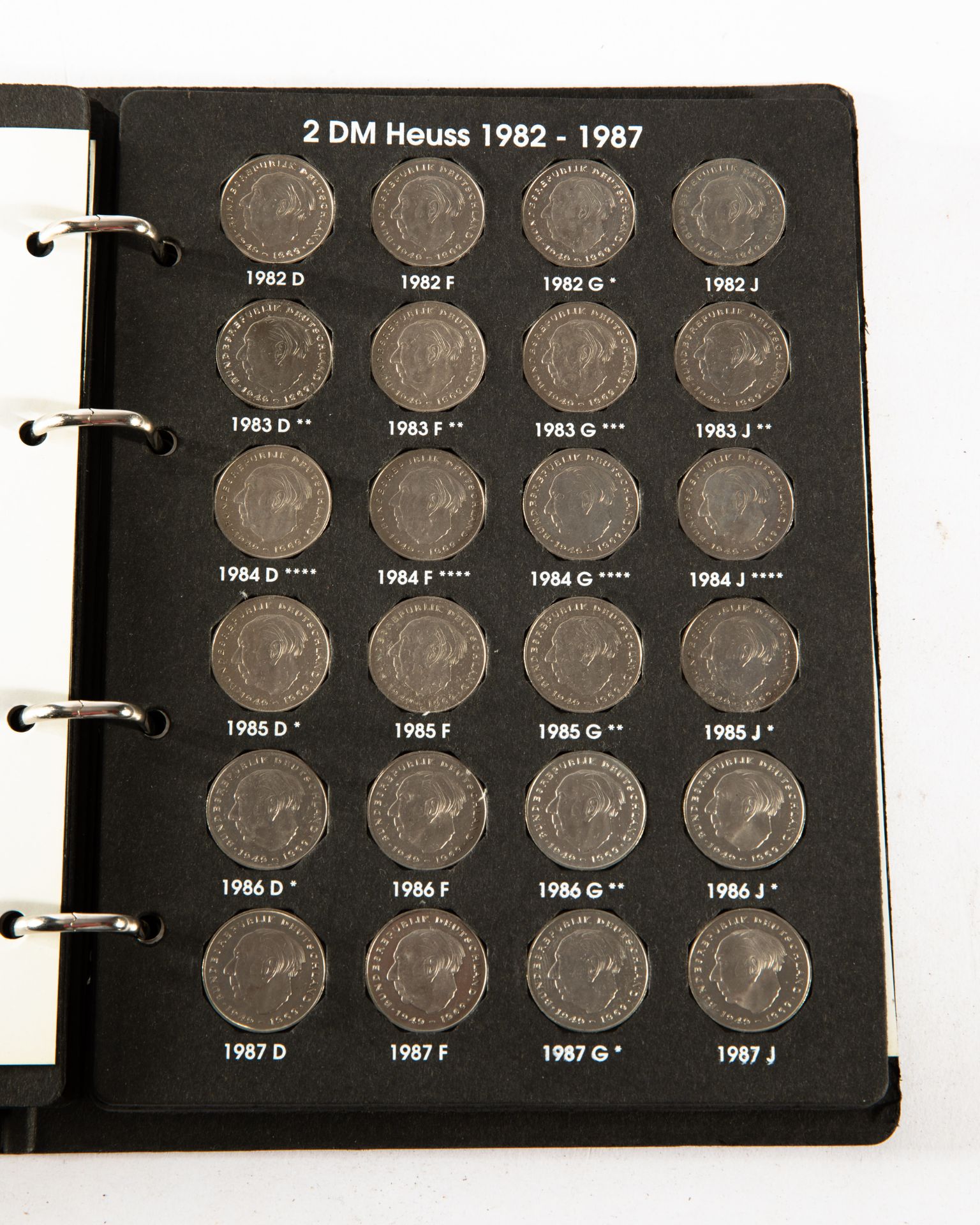 Germany - 2x full coin albums 2 DM Coins 1970-1996 - Image 15 of 33