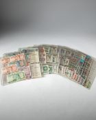 36 various bank notes, Great Britain, 1933-2016