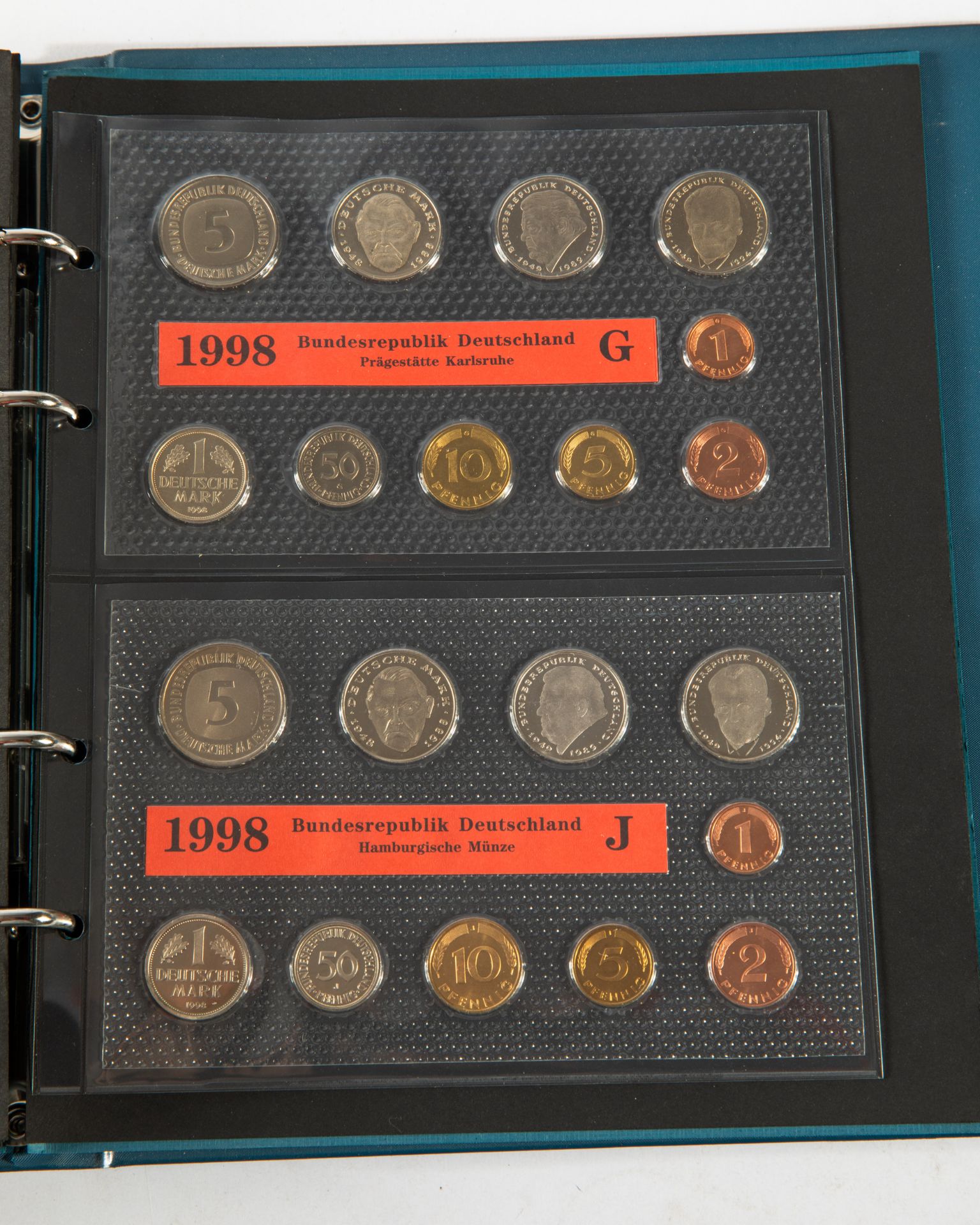 Complete DM Coin Sets Germany 1999-2001 A-J - Bild 24 aus 37