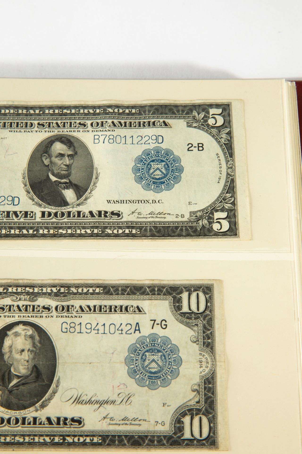 Various Dollar notes, USA, 1914-2007 - Bild 5 aus 40