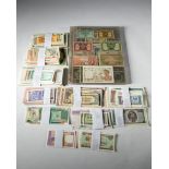 Various bank notes from different countries like China, Korea and many more, 1930-1987