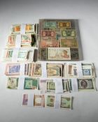 Various bank notes from different countries like China, Korea and many more, 1930-1987