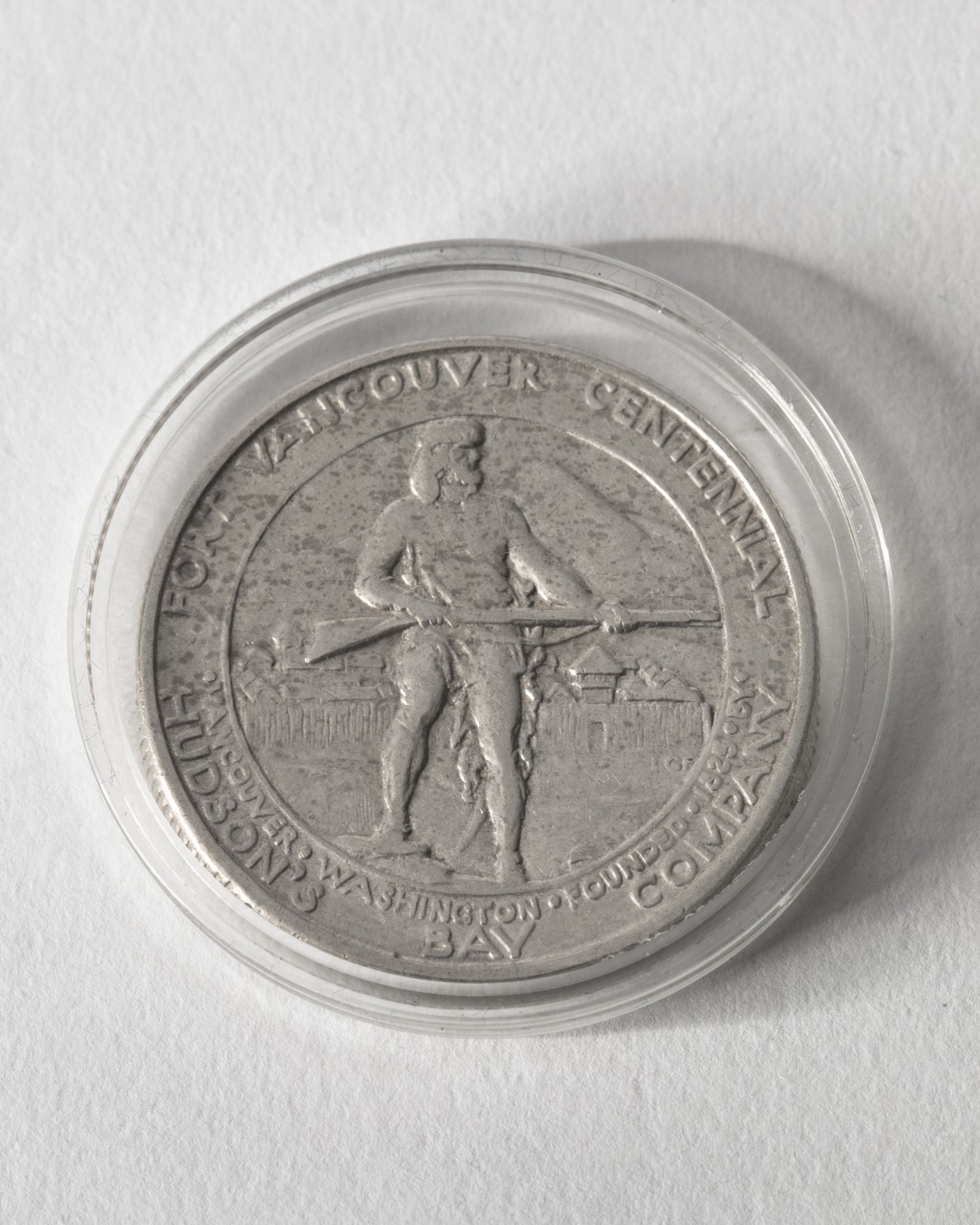 1/2 Dollar USA. 1925. Fort Vancover. Hudson's Bay Company. Centennial. 1825-1925. - Image 2 of 2