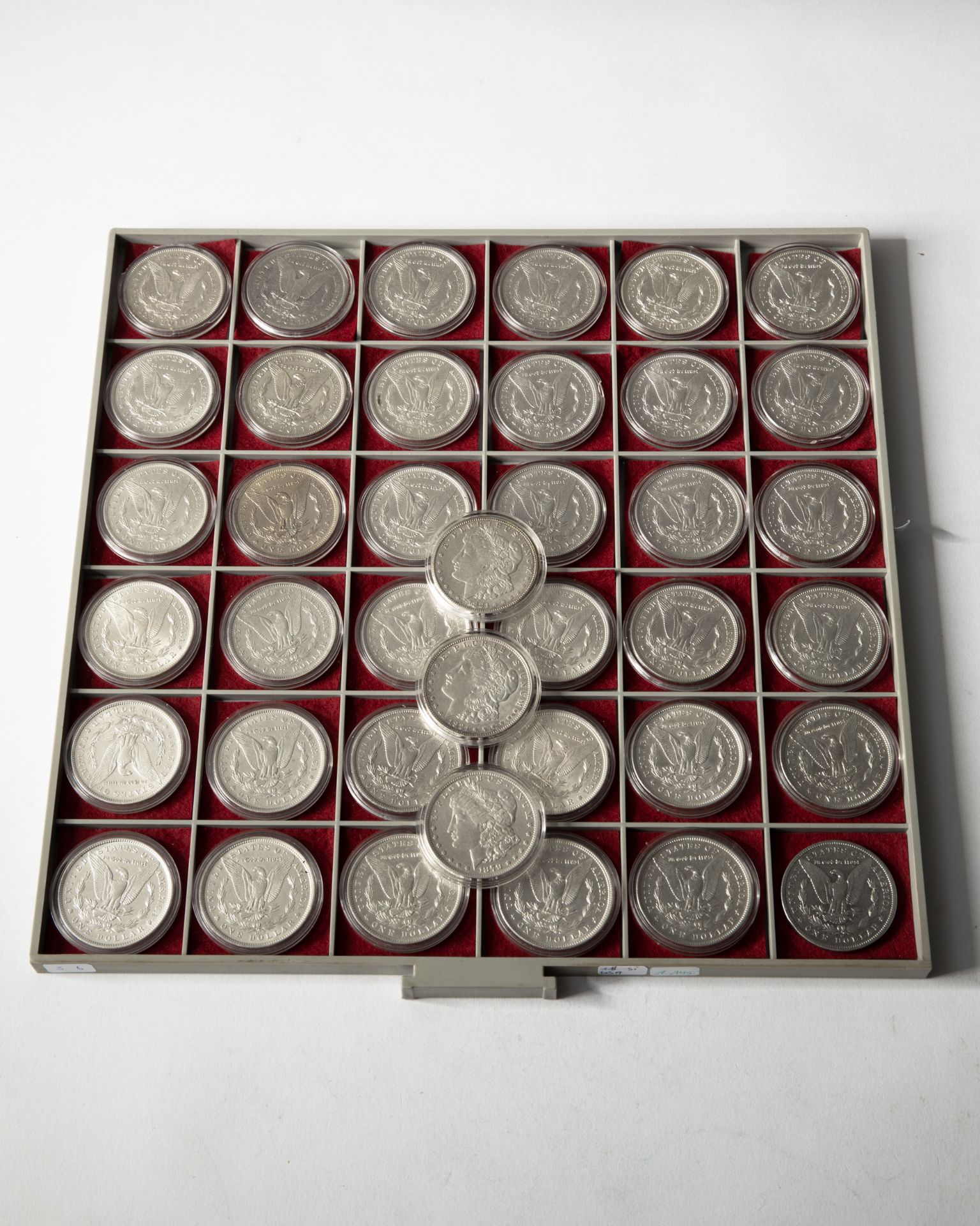 39x 1 Dollar USA. Morgan Dollar. 1878-1921 - Image 9 of 15