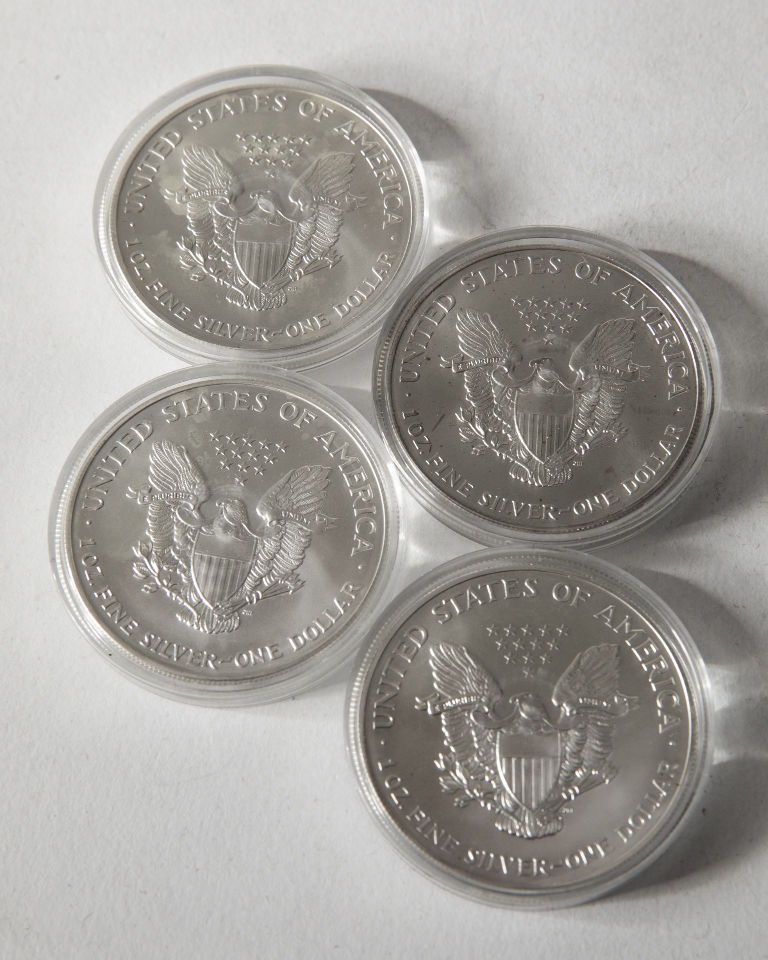 9x 1 OZ. Fine Silver-One Dollar Eagle. 4 seasons. (1999-2007) - Image 5 of 27