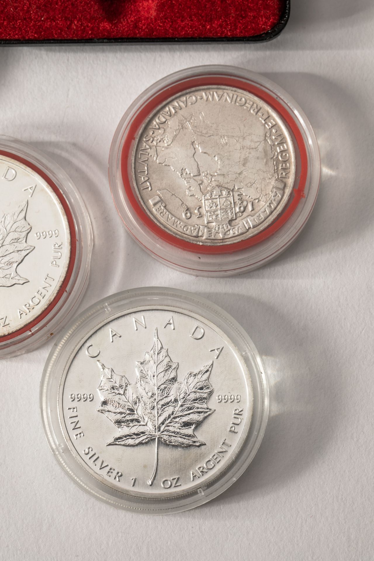 7 various silver coins Canada 1939-2004 - Bild 2 aus 7