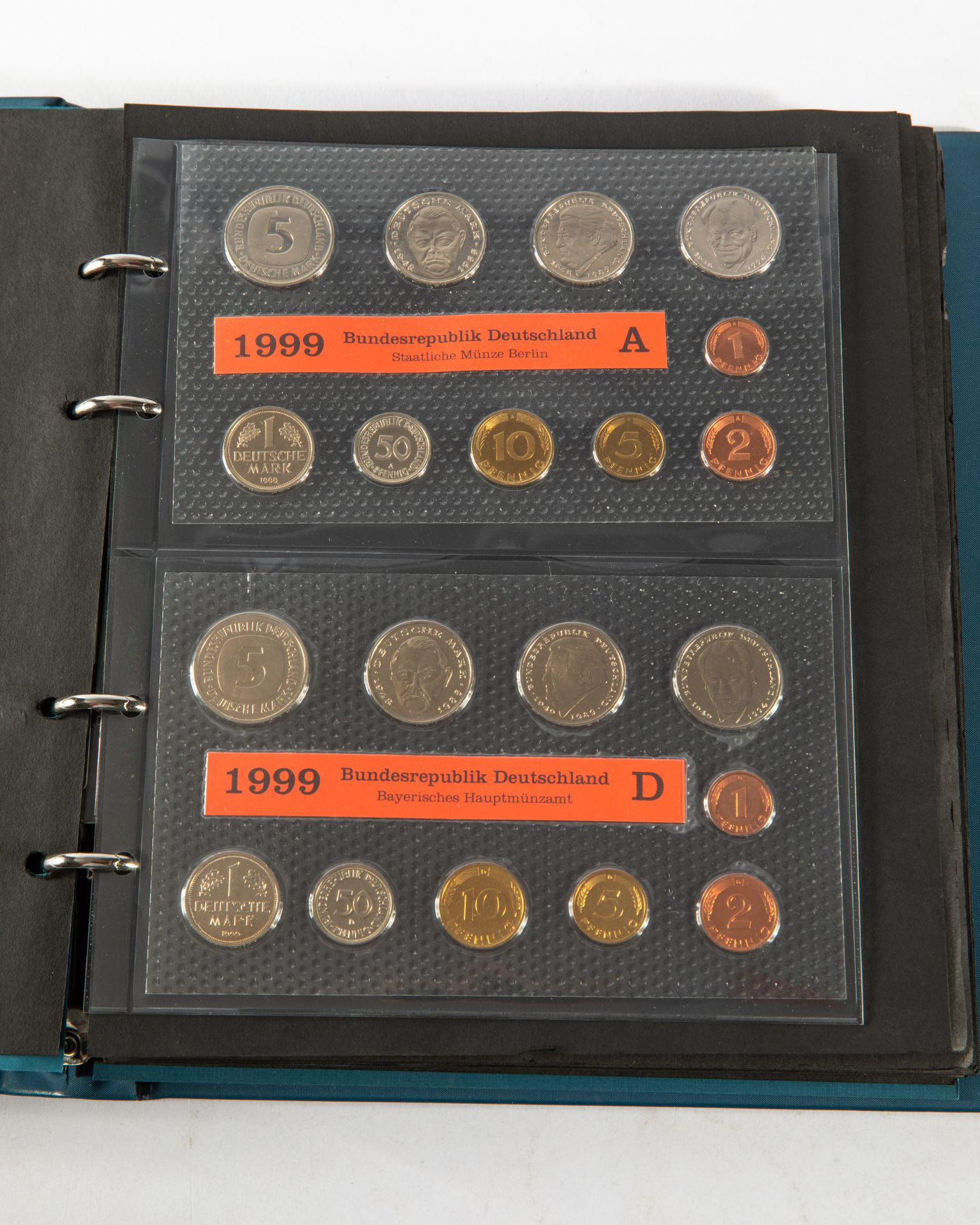 Complete DM Coin Sets Germany 1999-2001 A-J - Bild 27 aus 37