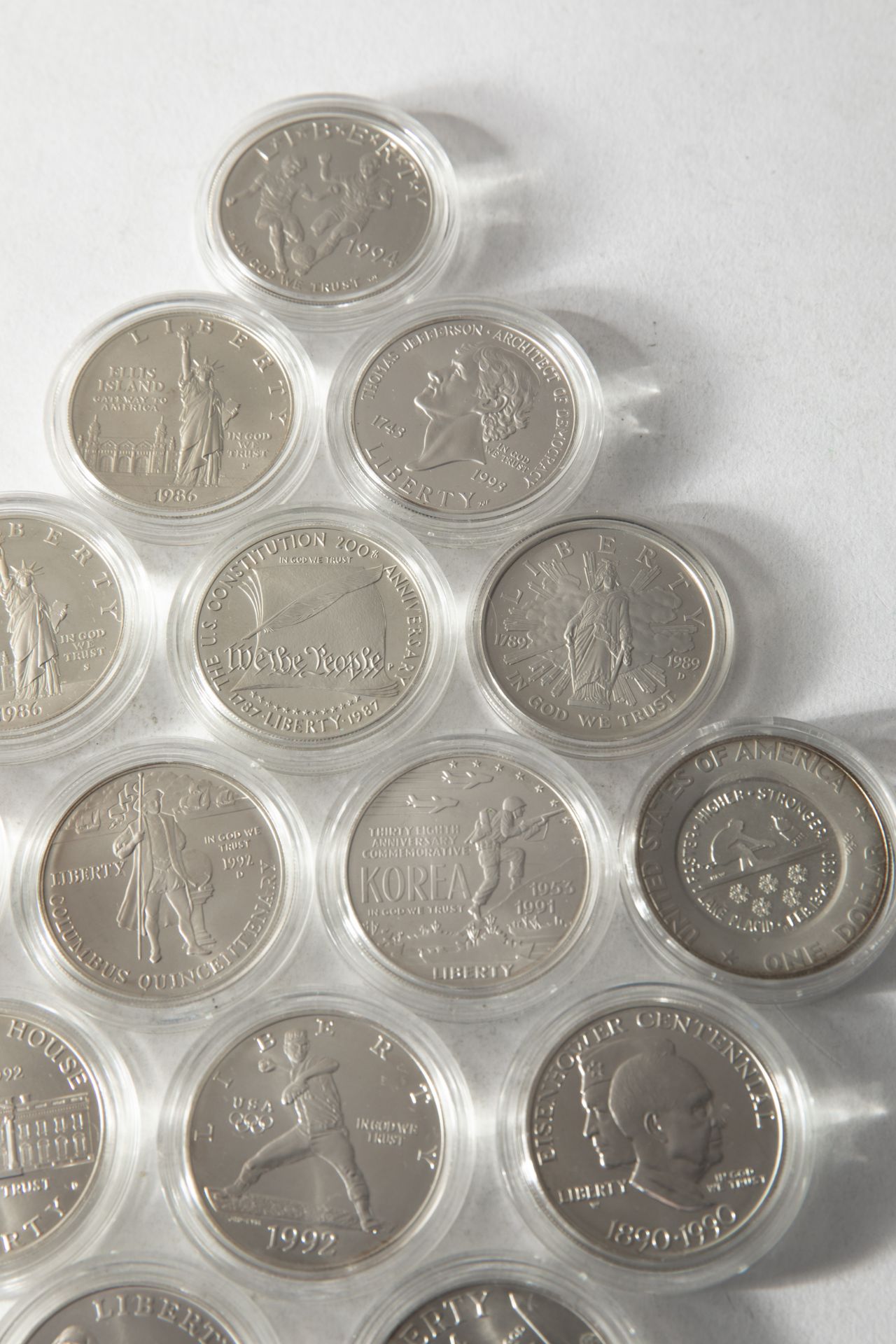 16x 1 Dollar 1980-1994 different editions brilliant uncirculated - Image 3 of 6