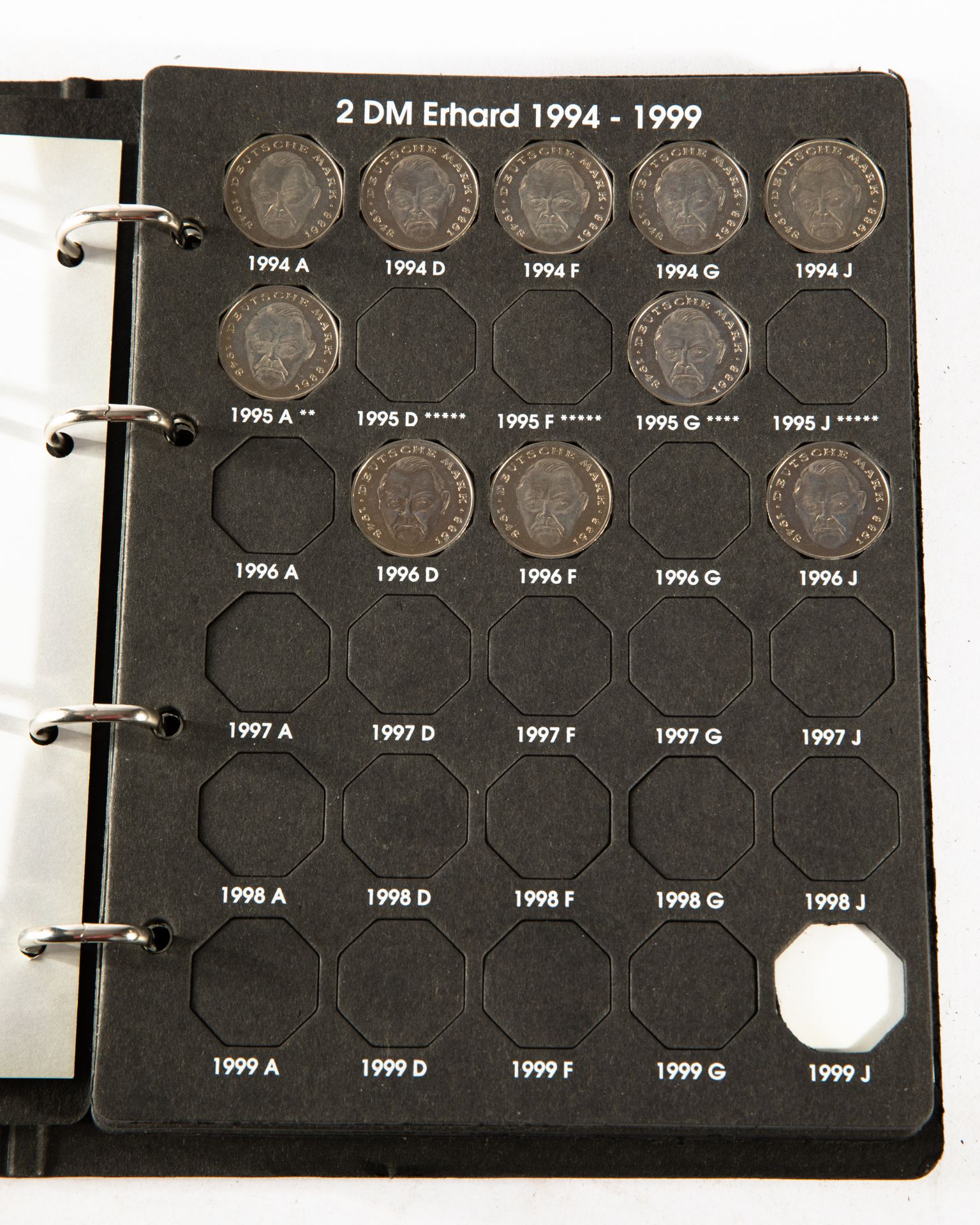 Germany - 2x full coin albums 2 DM Coins 1970-1996 - Image 26 of 33