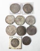 10x silver dukats, gulden, Reichstaler 1616-1696