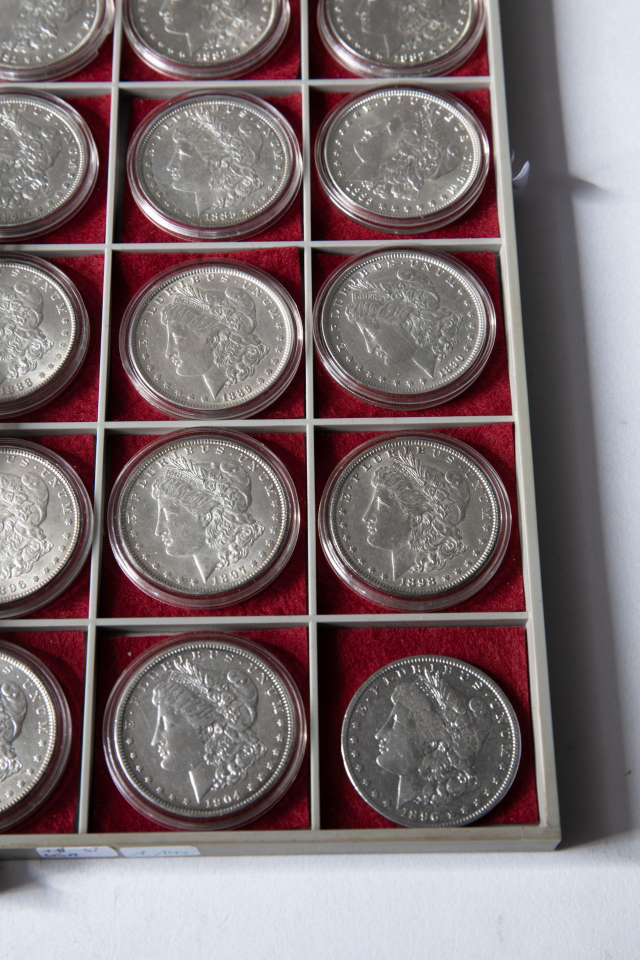 39x 1 Dollar USA. Morgan Dollar. 1878-1921 - Image 3 of 15