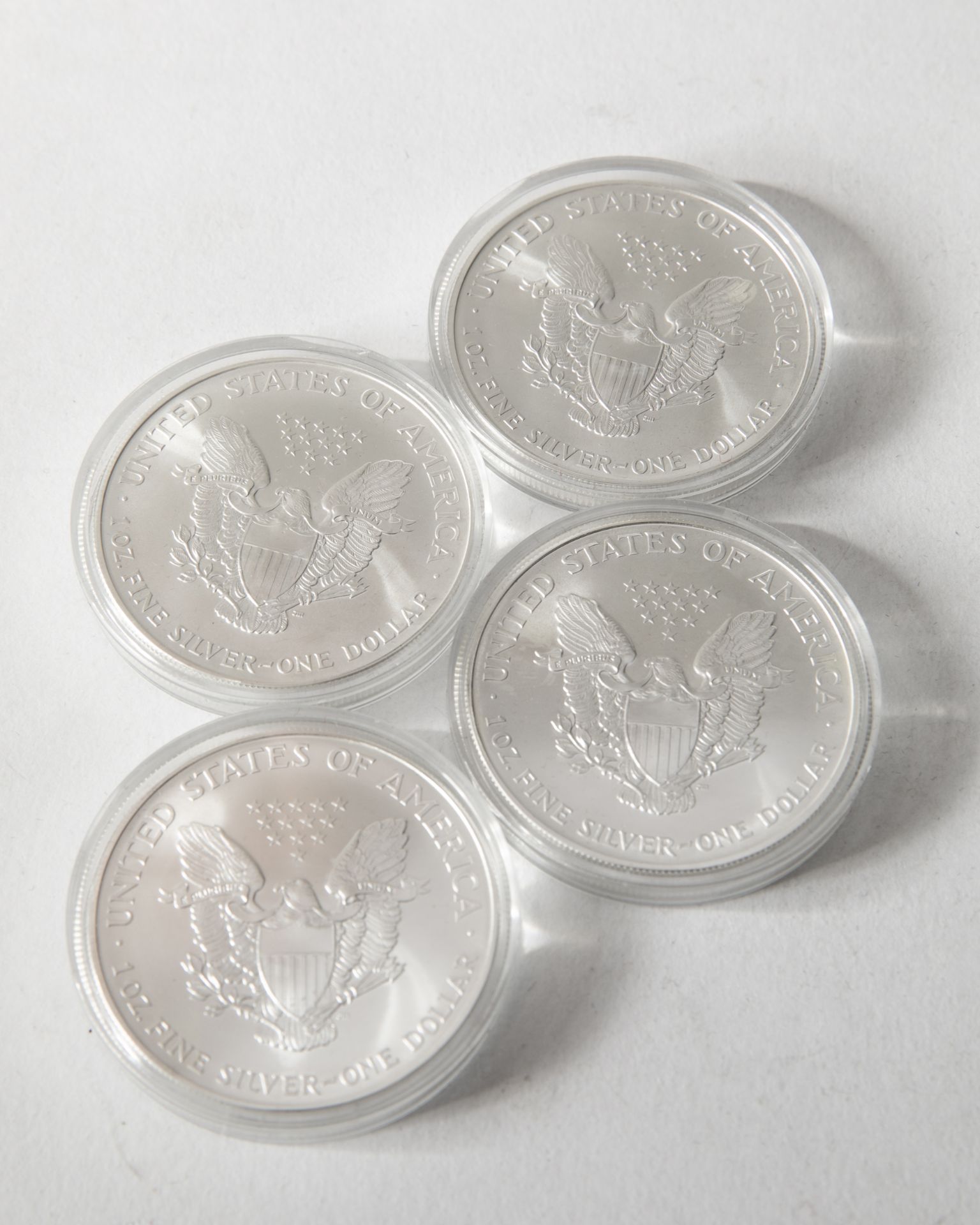 9x 1 OZ. Fine Silver-One Dollar Eagle. 4 seasons. (1999-2007) - Image 2 of 27