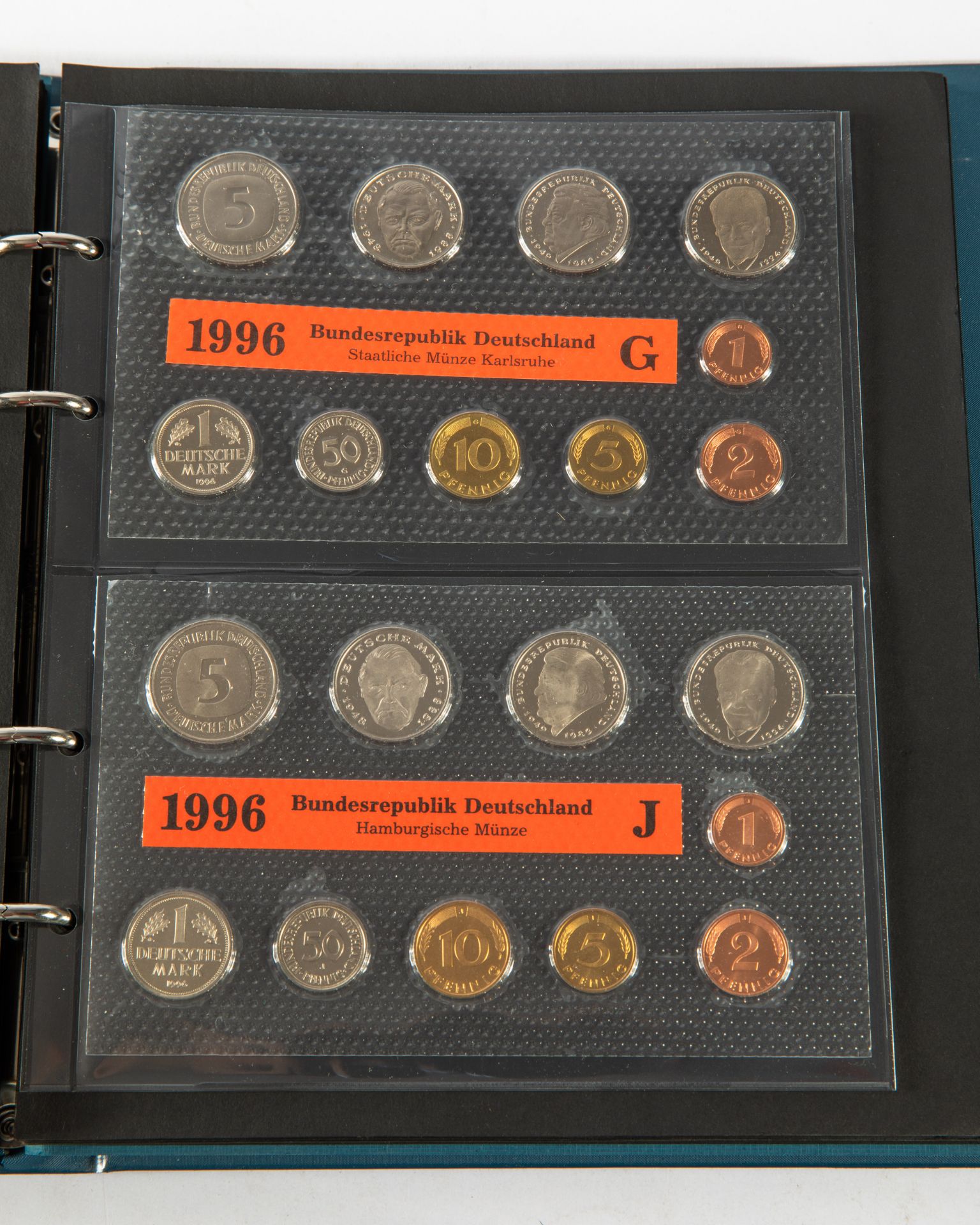 Complete DM Coin Sets Germany 1999-2001 A-J - Bild 14 aus 37